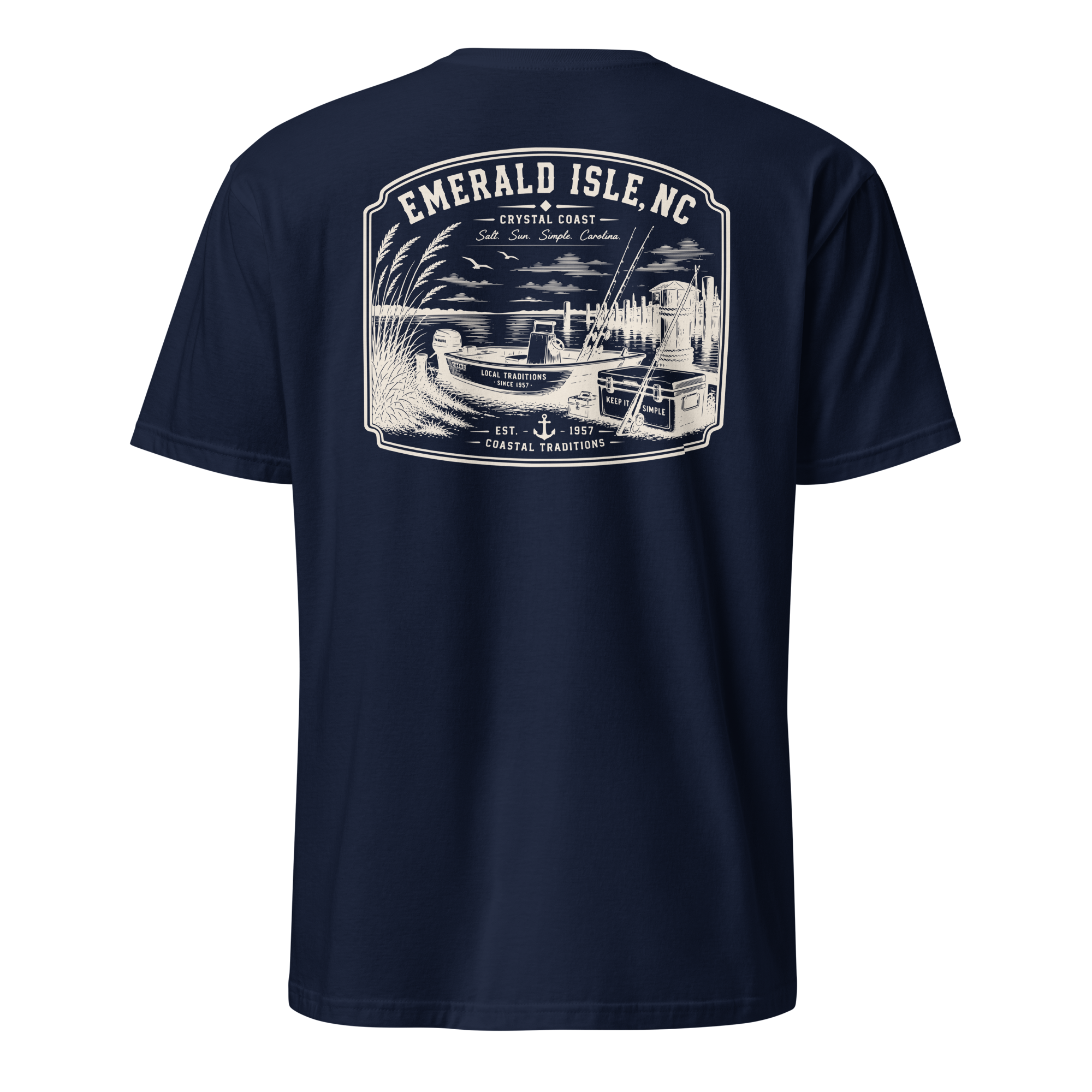 Emerald Isle, NC - Salt. Sun. Simple. - Unisex T-Shirt