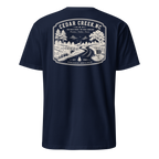 Cedar Creek, NC - The Back Roads - Unisex T-Shirt