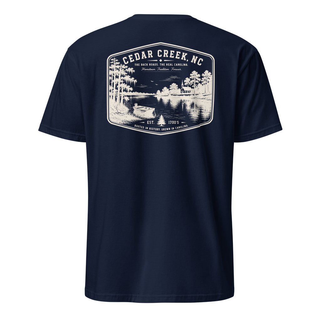 Cedar Creek, NC - The River - Unisex T-Shirt