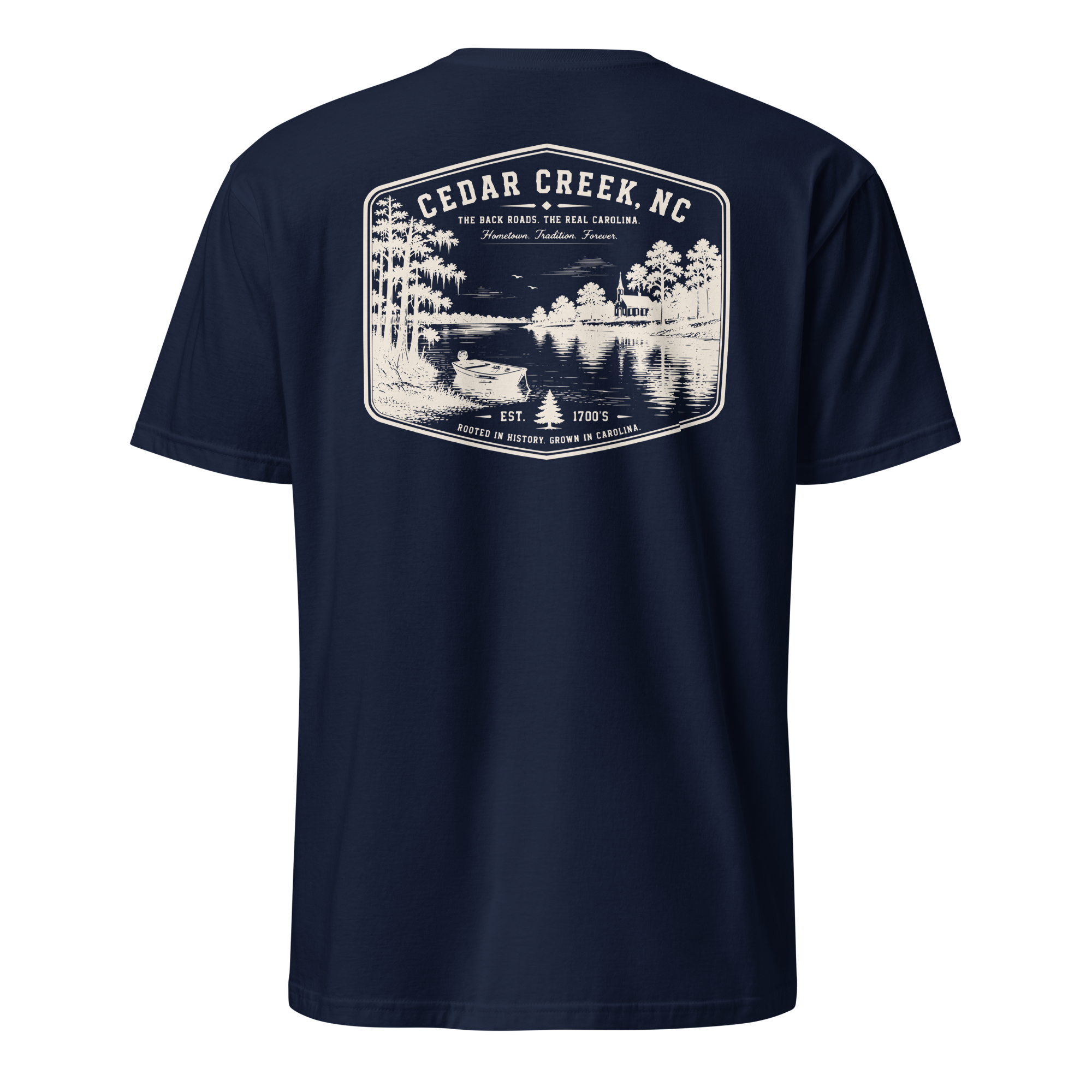 Cedar Creek, NC - The River - Unisex T-Shirt