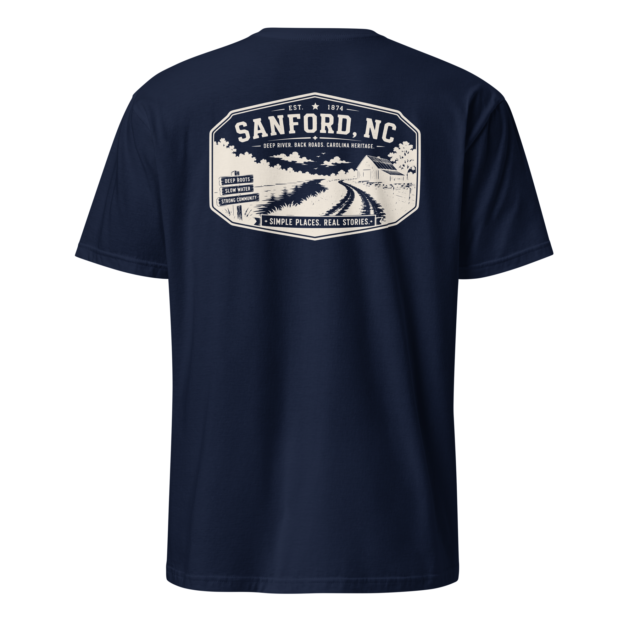 Sanford, NC - Deep River Carolina - Unisex T-Shirt