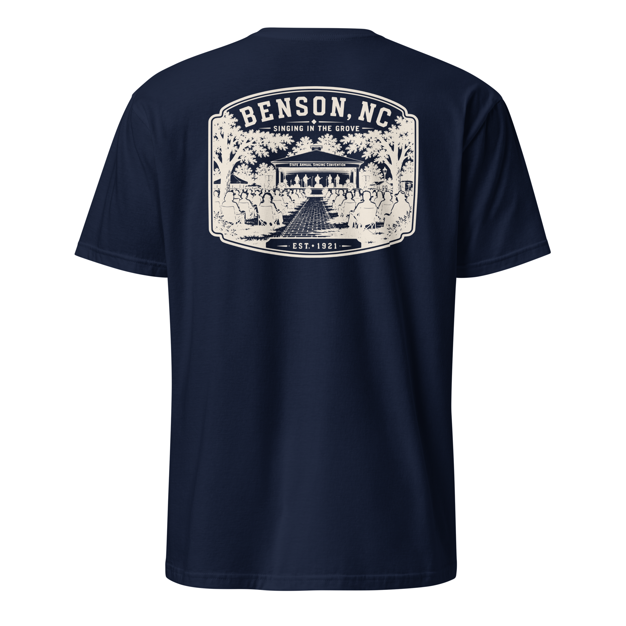Benson, NC - Singing In The Grove - Unisex T-Shirt