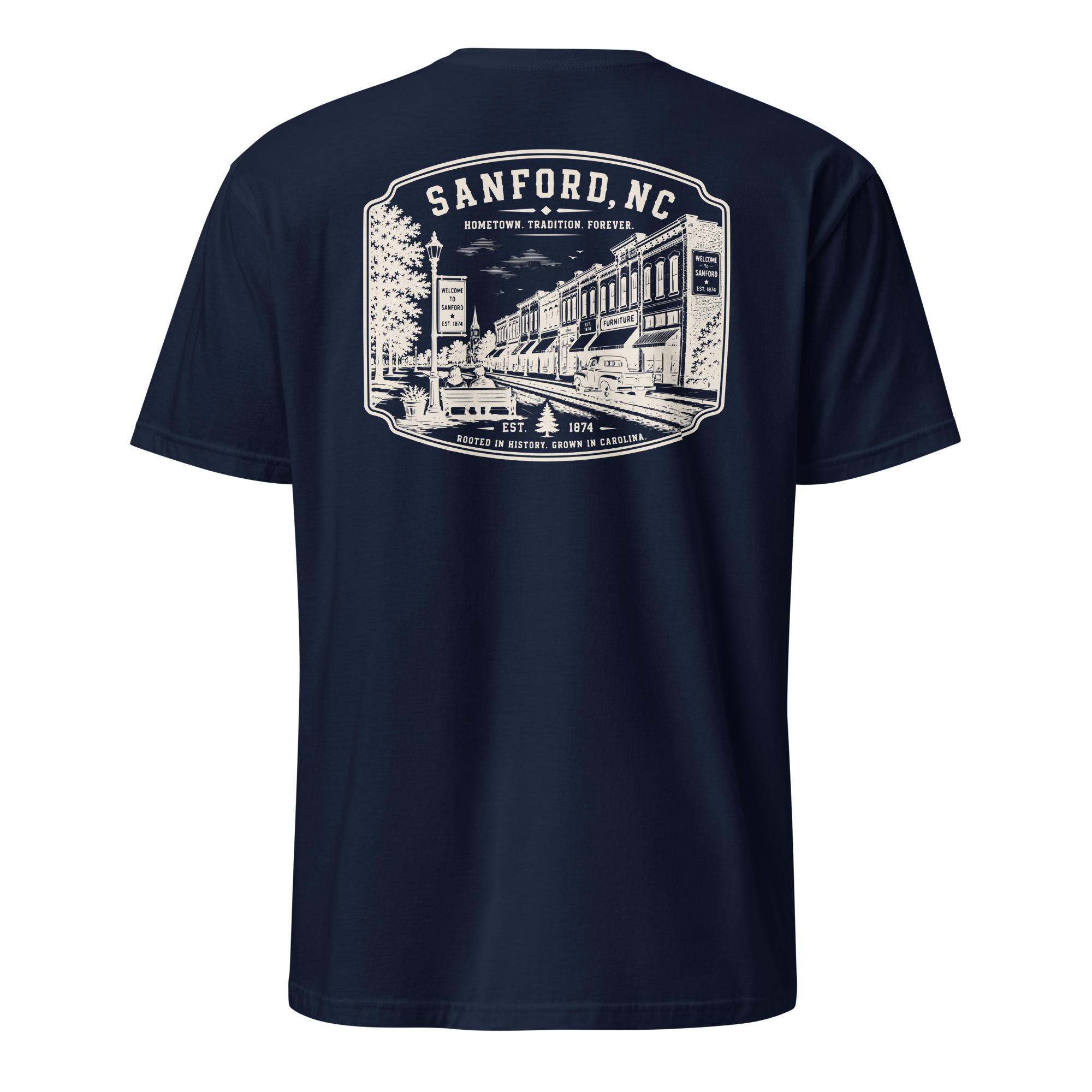 Sanford, NC - Downtown - Unisex T-Shirt