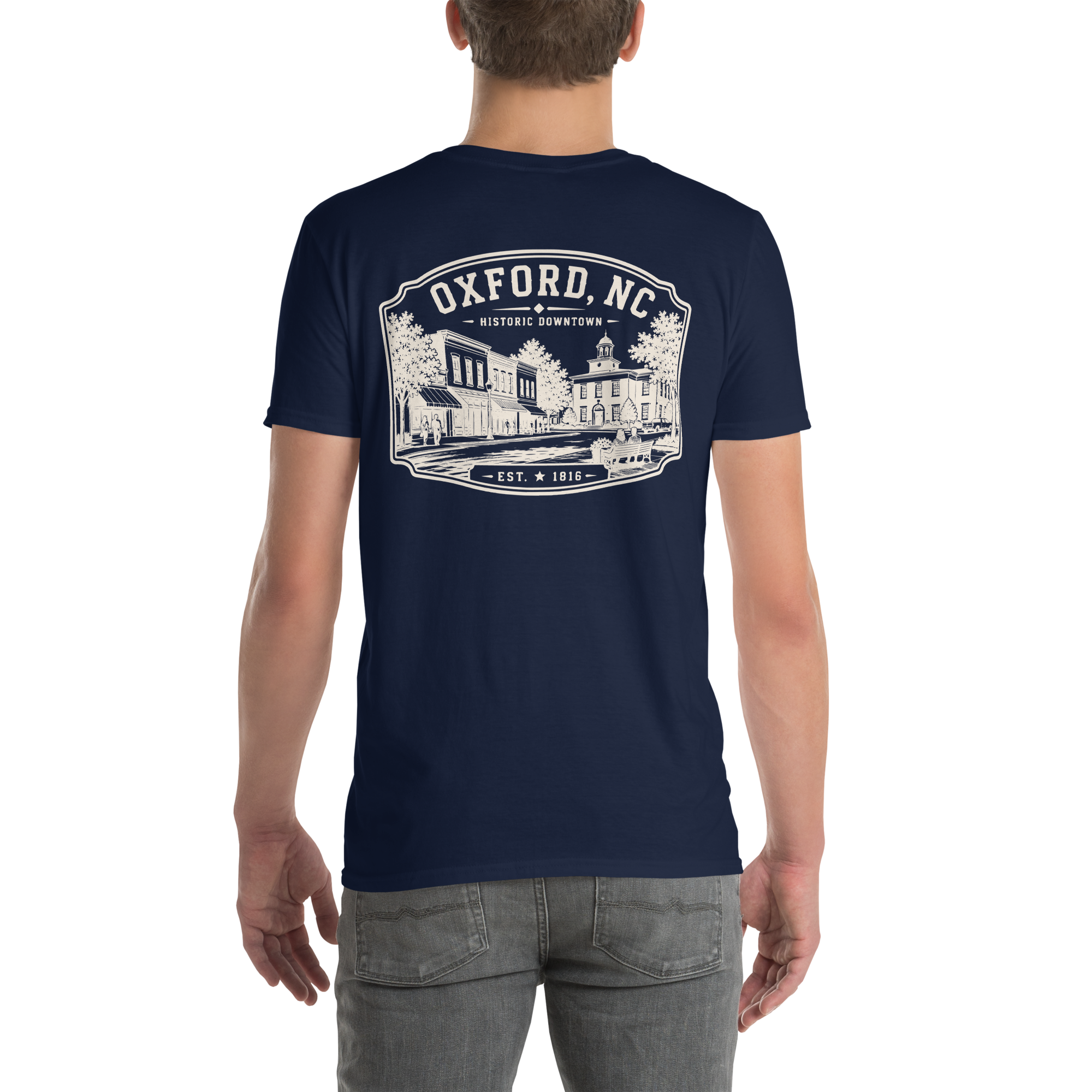 Oxford, NC - Historic Downtown - Unisex T-Shirt