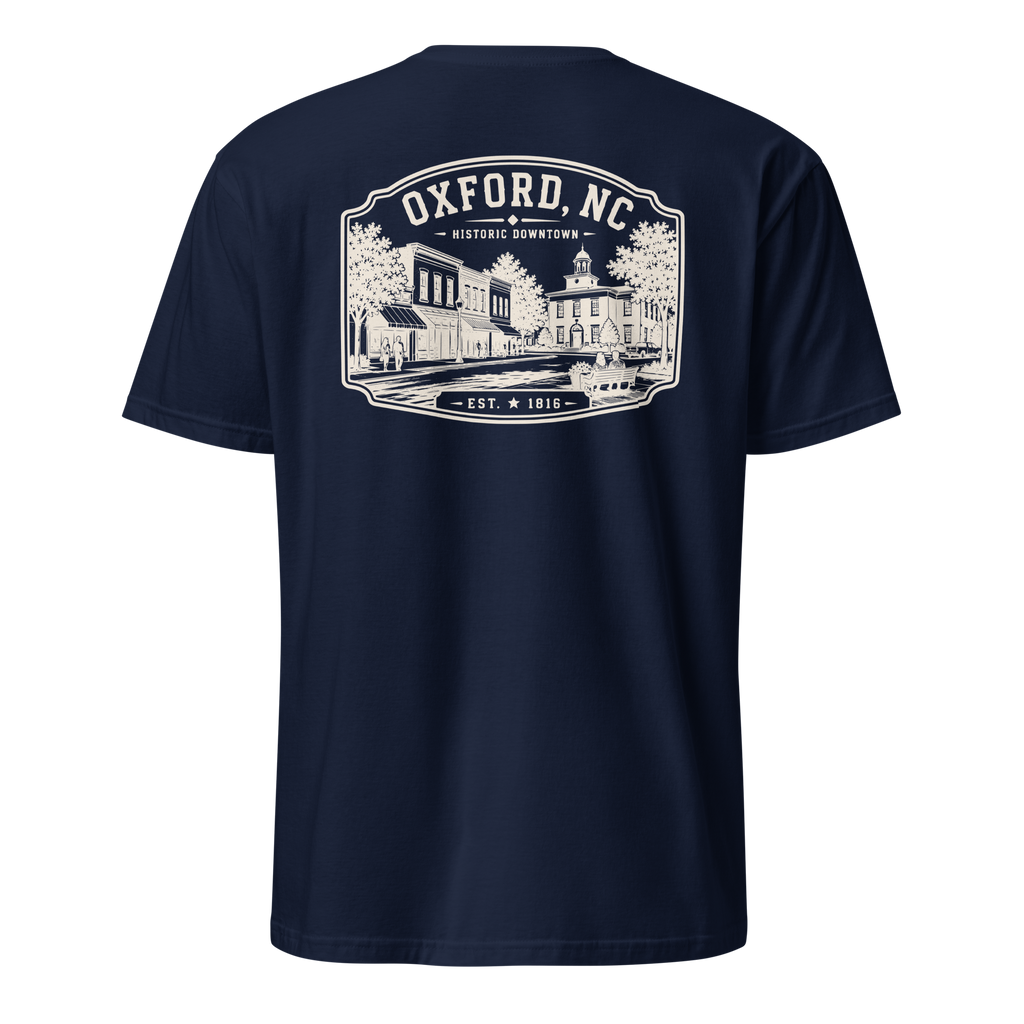 Oxford, NC - Historic Downtown - Unisex T-Shirt