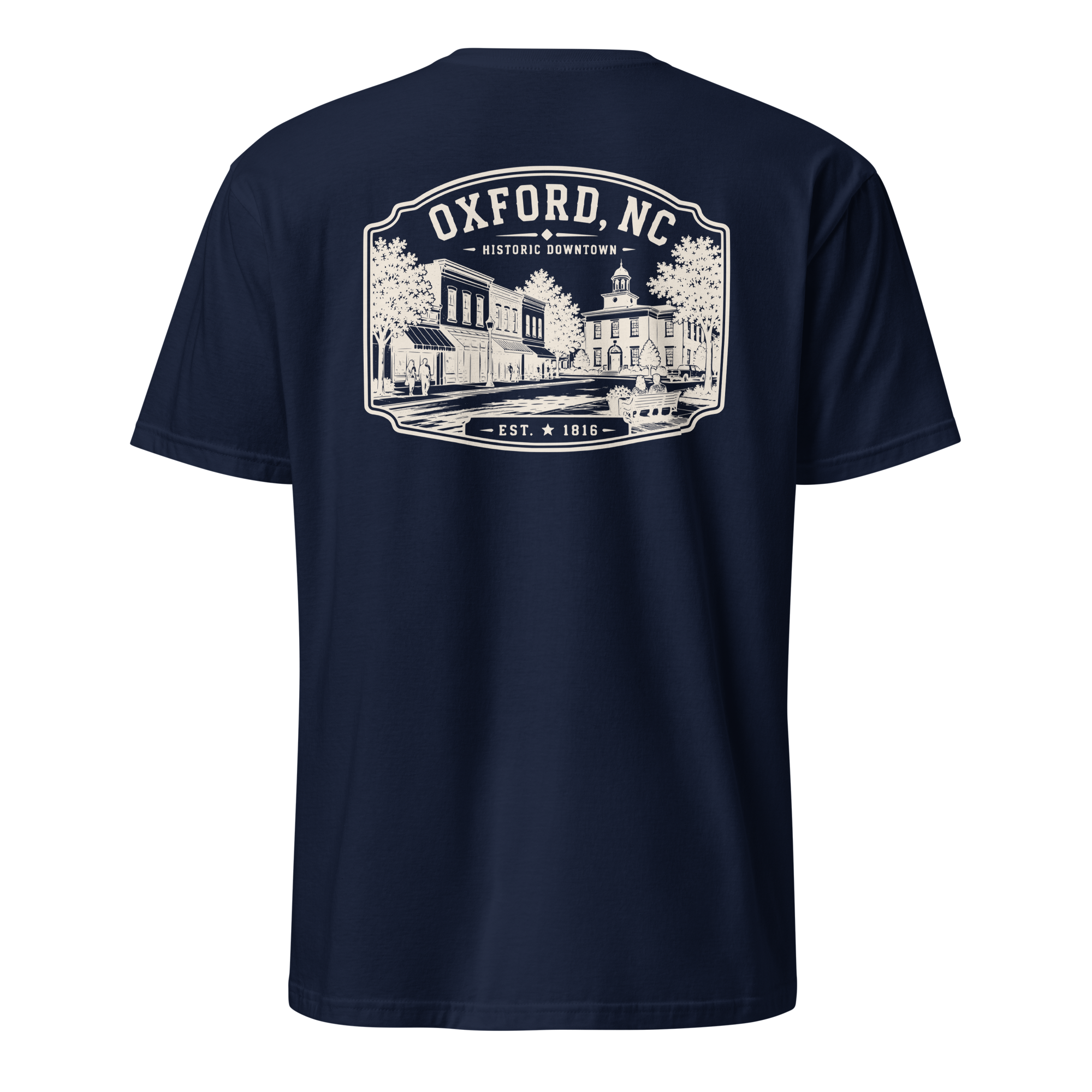 Oxford, NC - Historic Downtown - Unisex T-Shirt