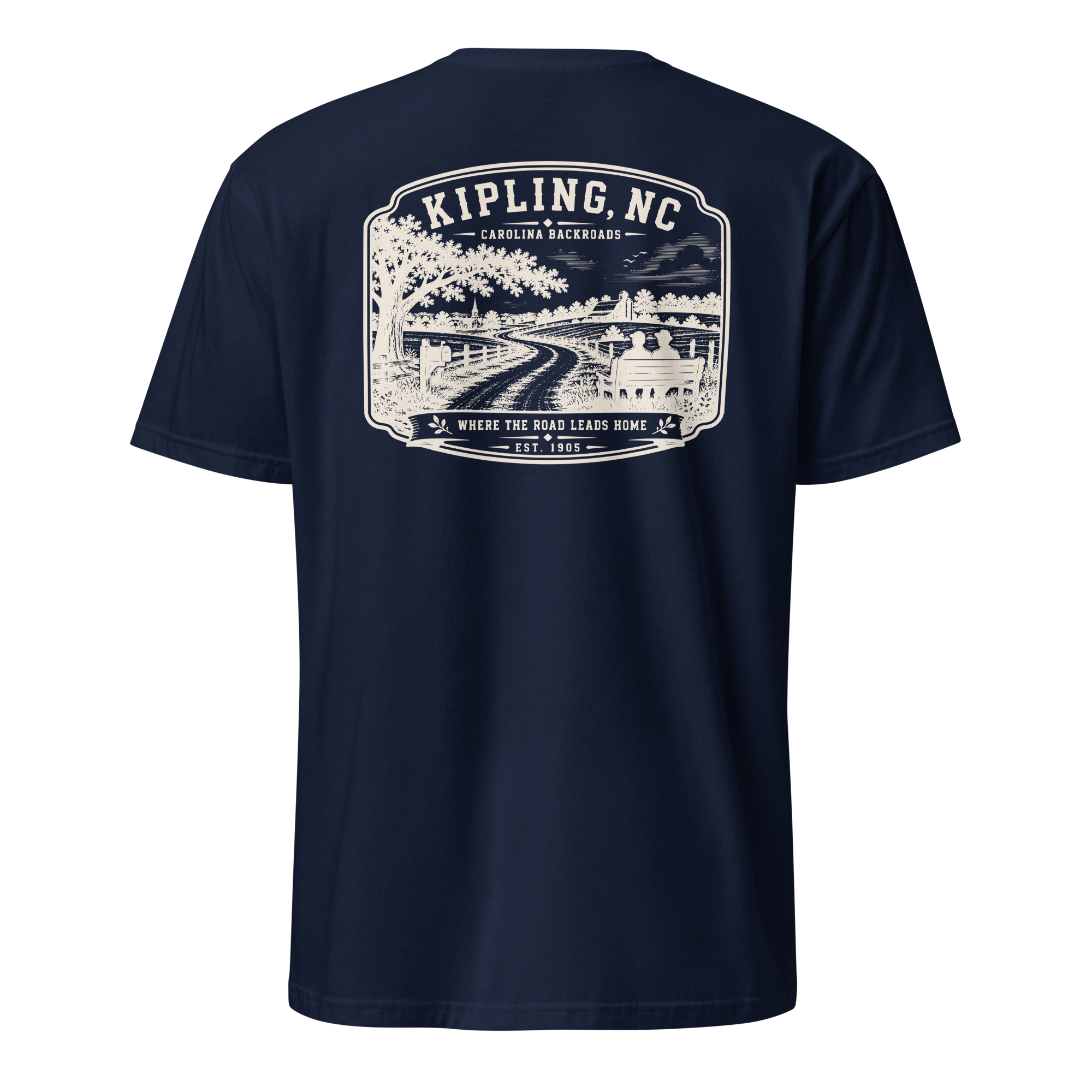 Kipling, NC - The Backroads- Unisex T-Shirt