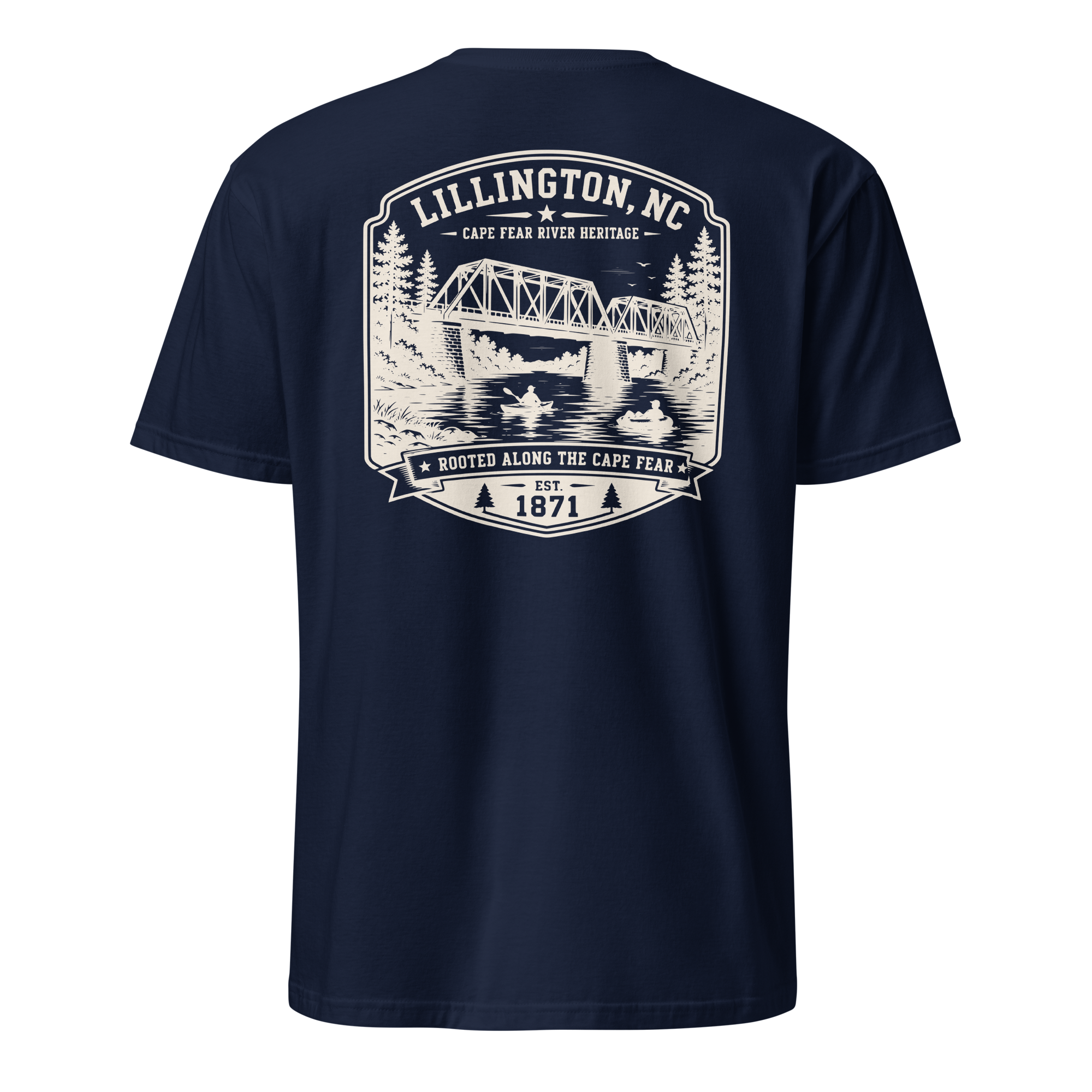 Lillington, NC - Old Trestle Bridge - Unisex T-Shirt