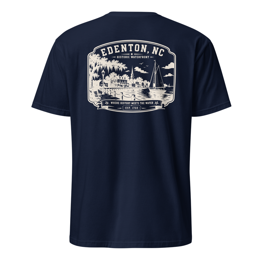 Edenton, NC - Historic Waterfront - Unisex T-Shirt