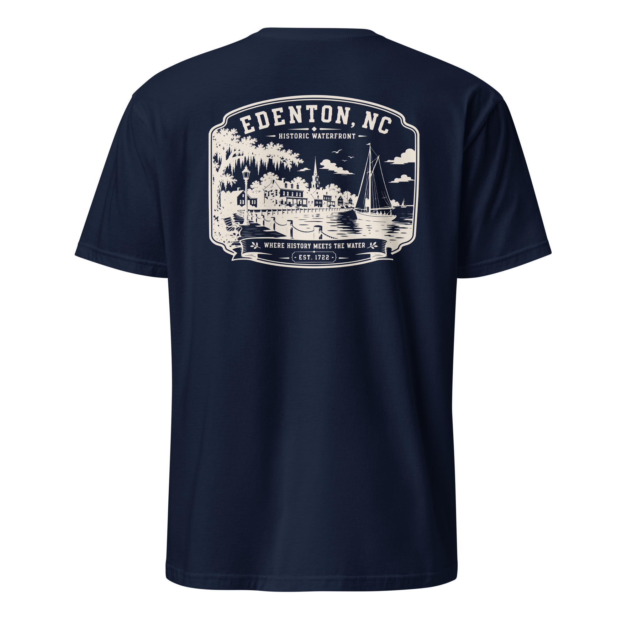 Edenton, NC - Historic Waterfront - Unisex T-Shirt