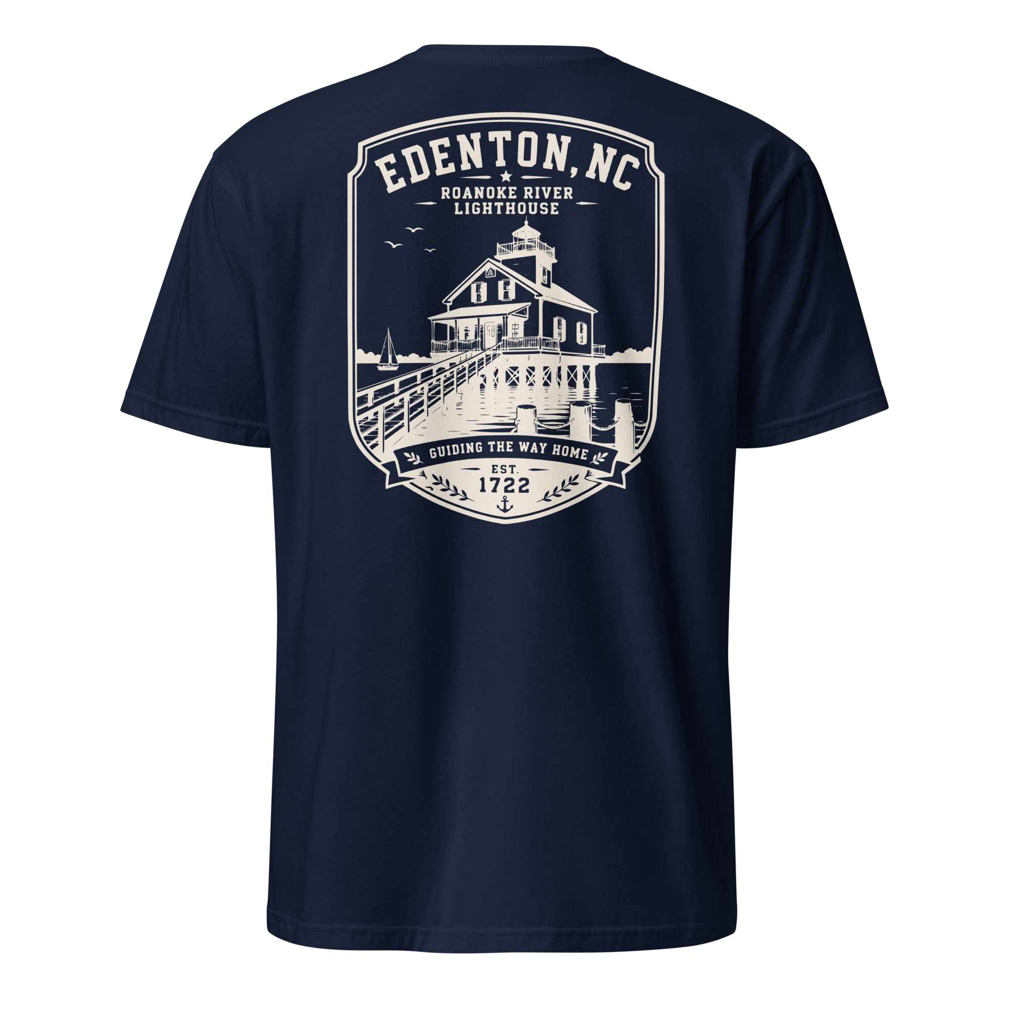 Edenton, NC - Roanoke River Lighthouse - Unisex T-Shirt