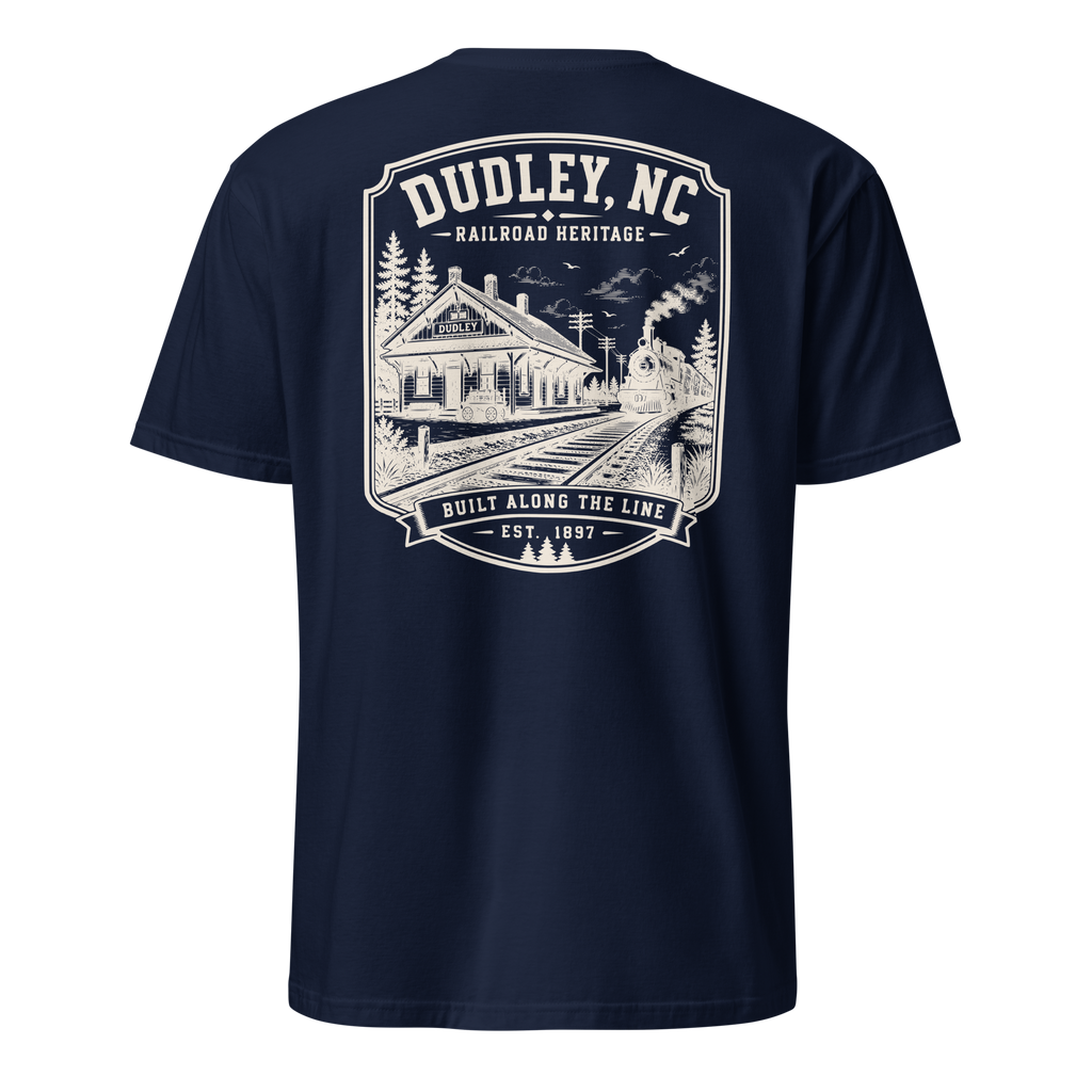 Dudley, NC - Built Along The Line - Unisex T-Shirt
