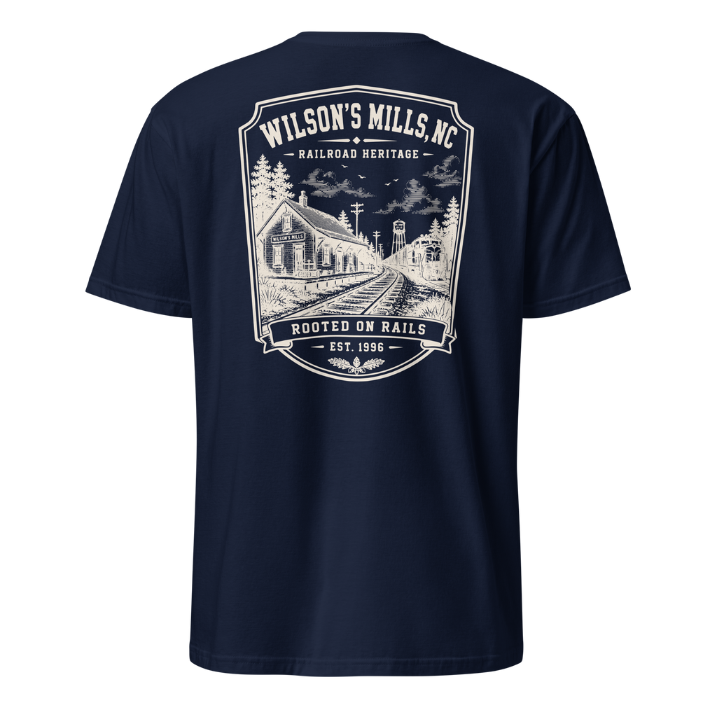 Wilson's Mills - Rooted On Rails - Unisex T-Shirt