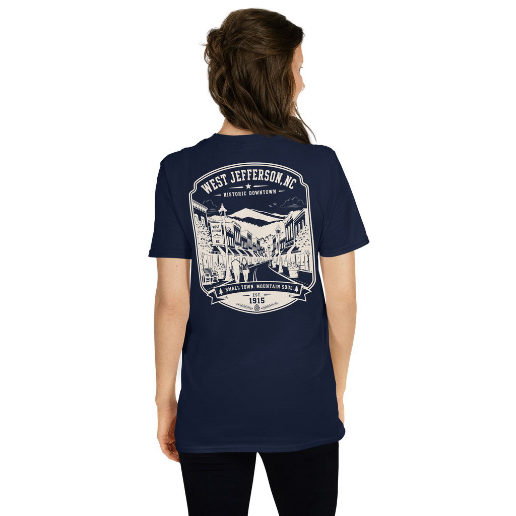 West Jefferson - Historic Downtown - Unisex T-Shirt