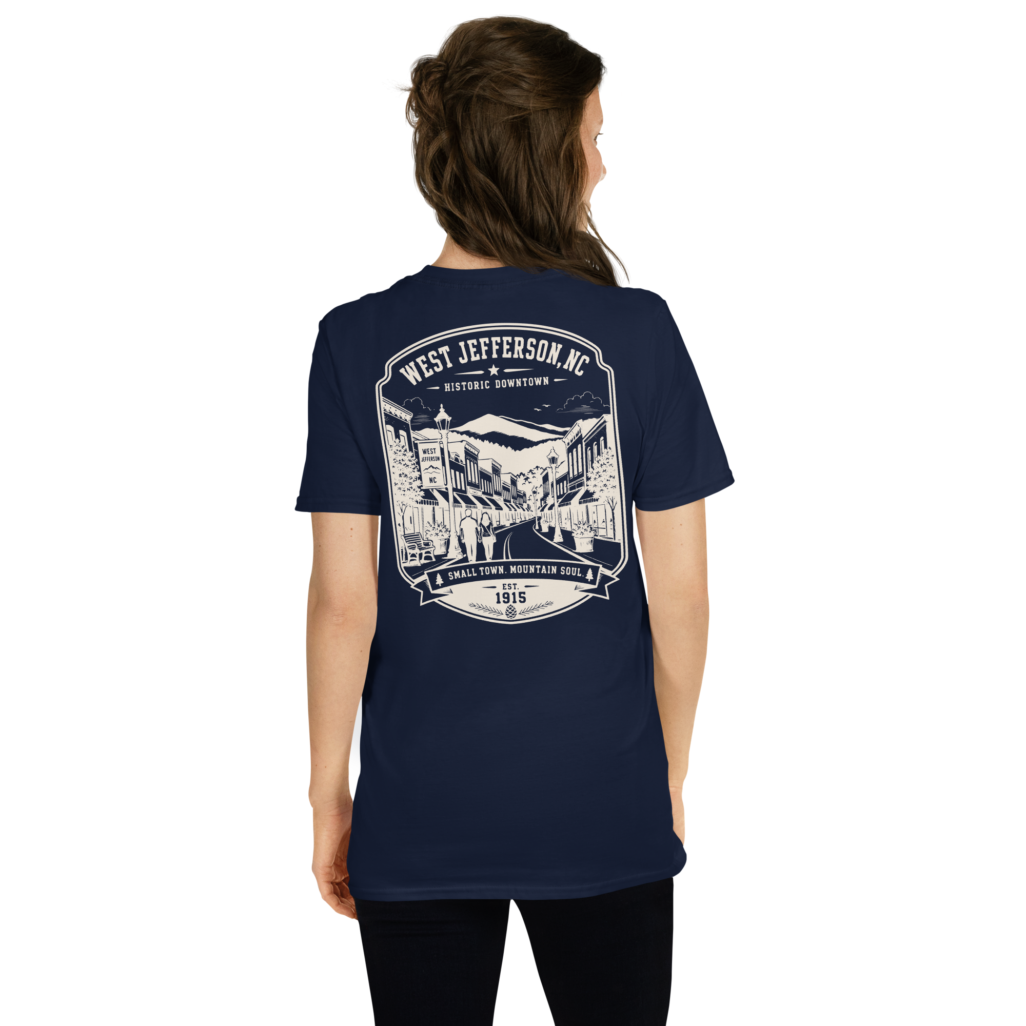 West Jefferson - Historic Downtown - Unisex T-Shirt