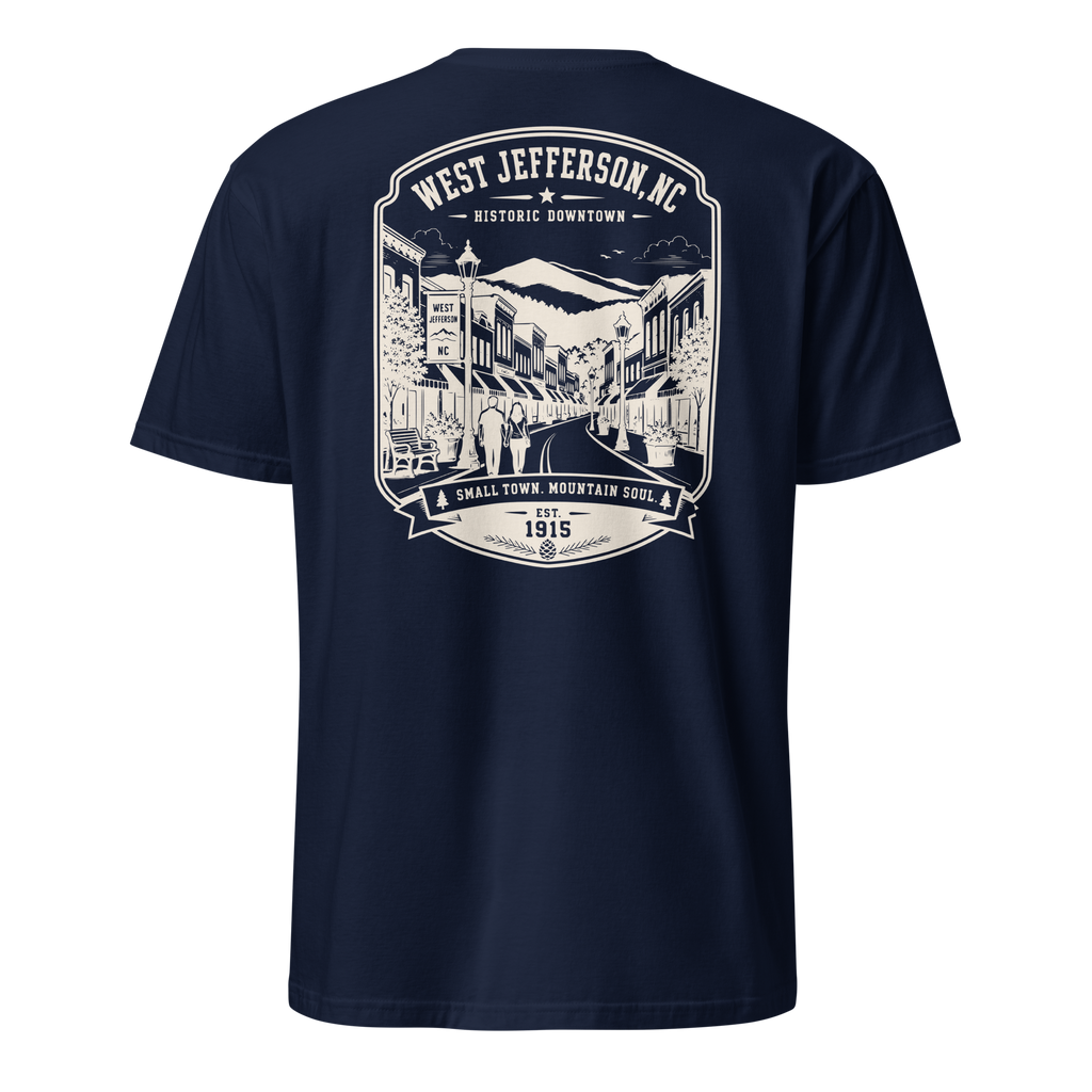 West Jefferson - Historic Downtown - Unisex T-Shirt