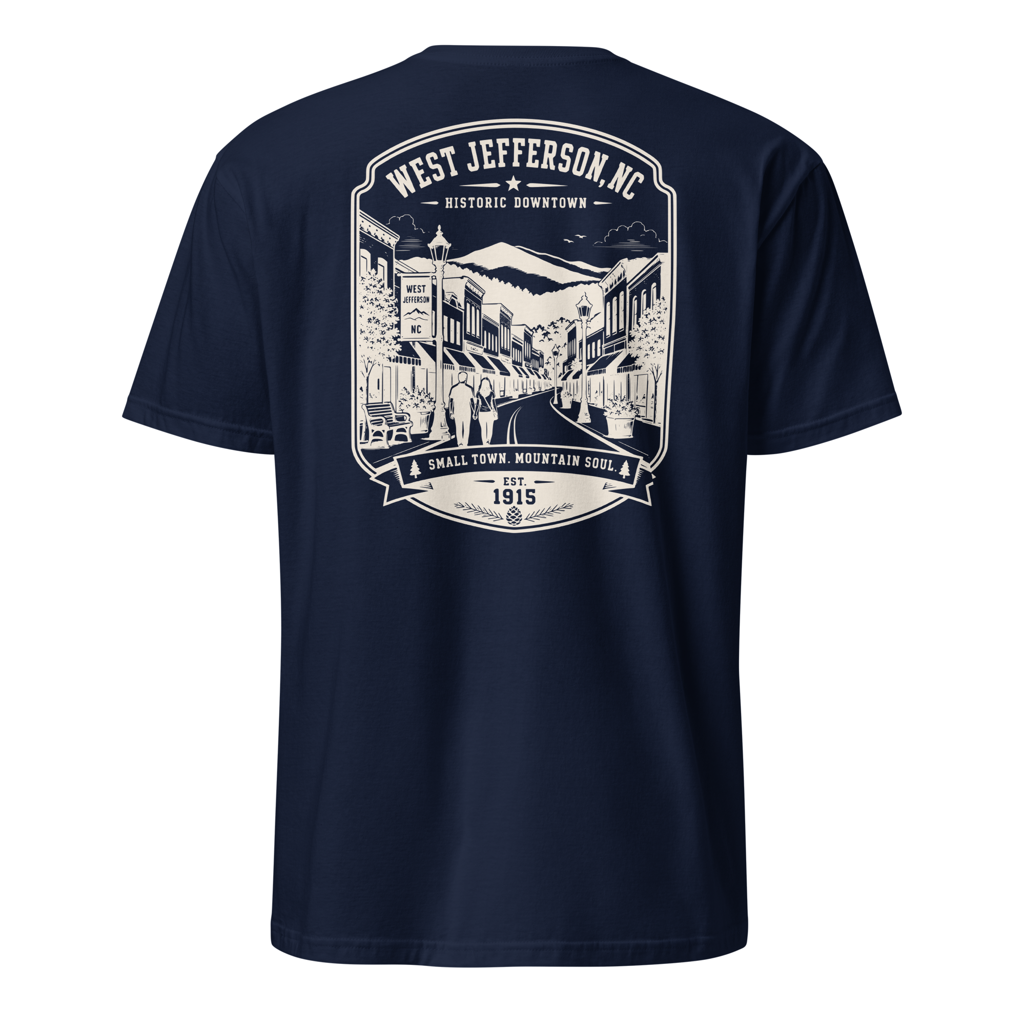 West Jefferson - Historic Downtown - Unisex T-Shirt