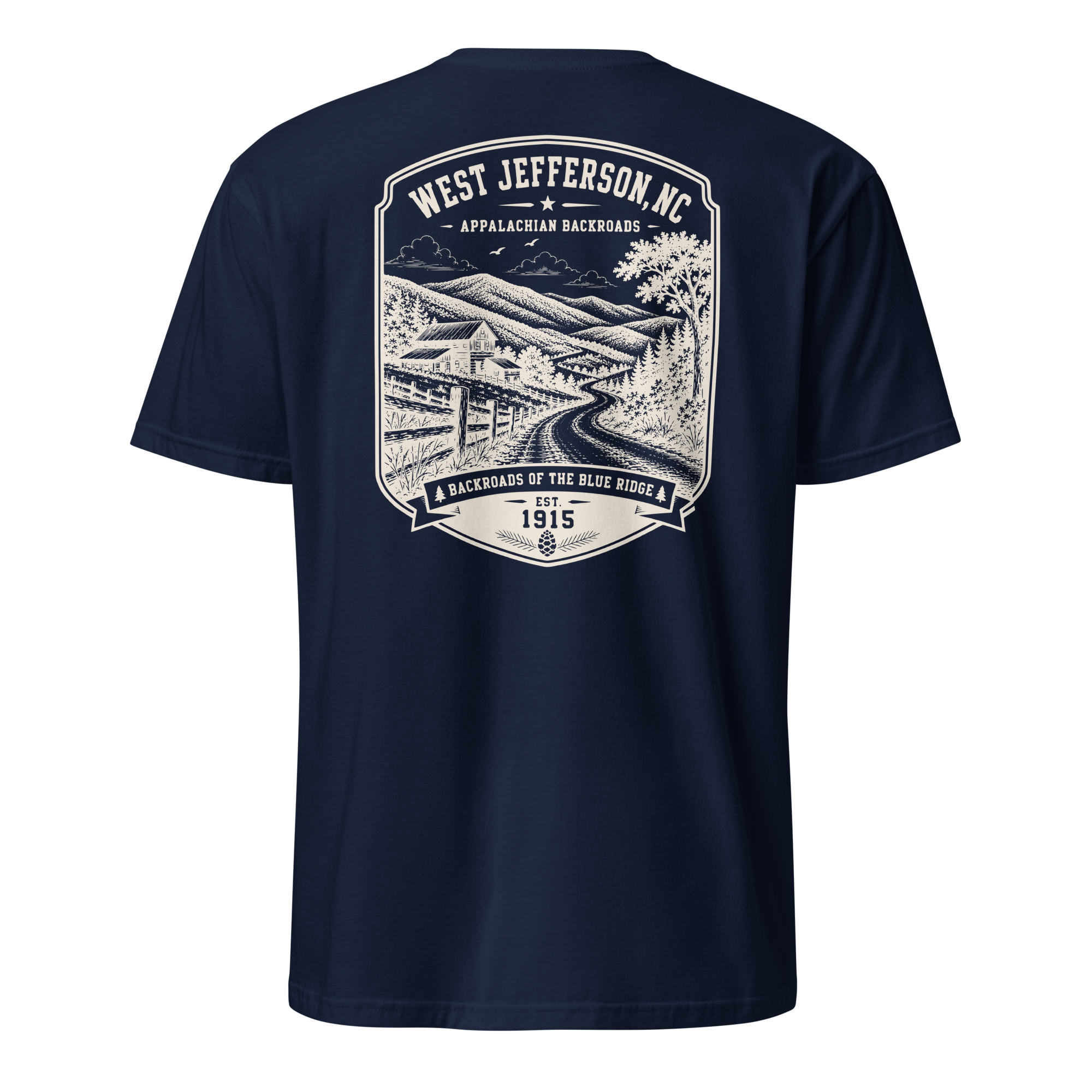 West Jefferson - Appalachian Backroads - Unisex T-Shirt