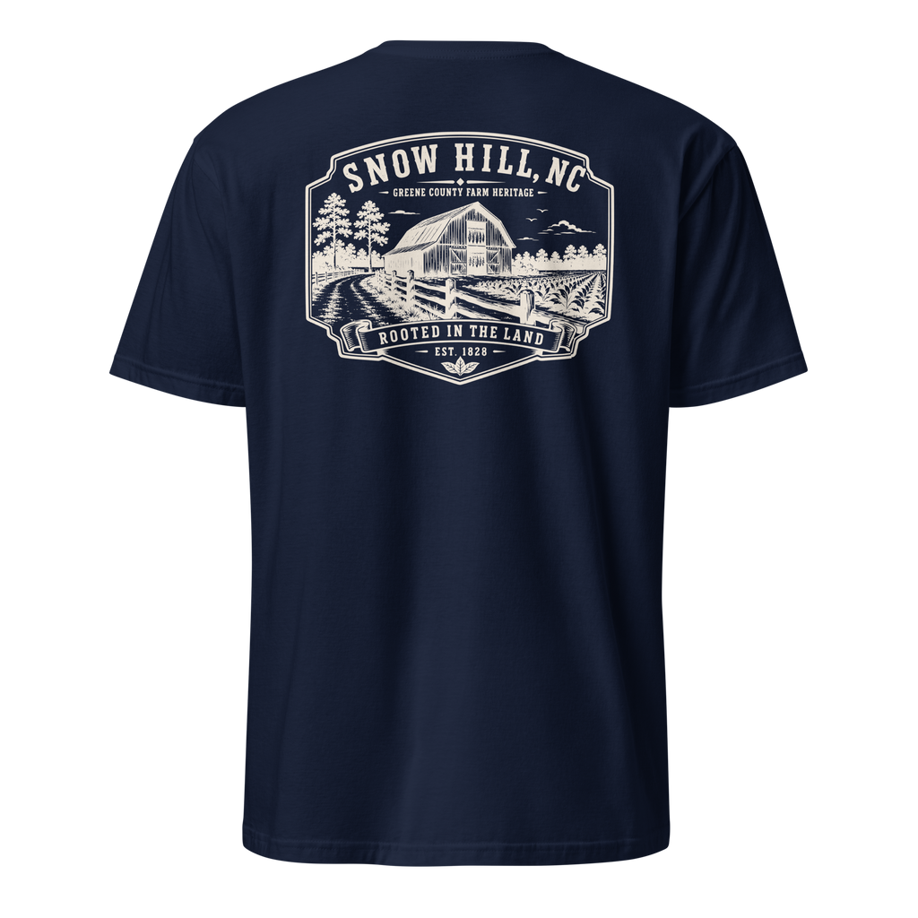 Snow Hill, NC - Rooted In The Land - Unisex T-Shirt