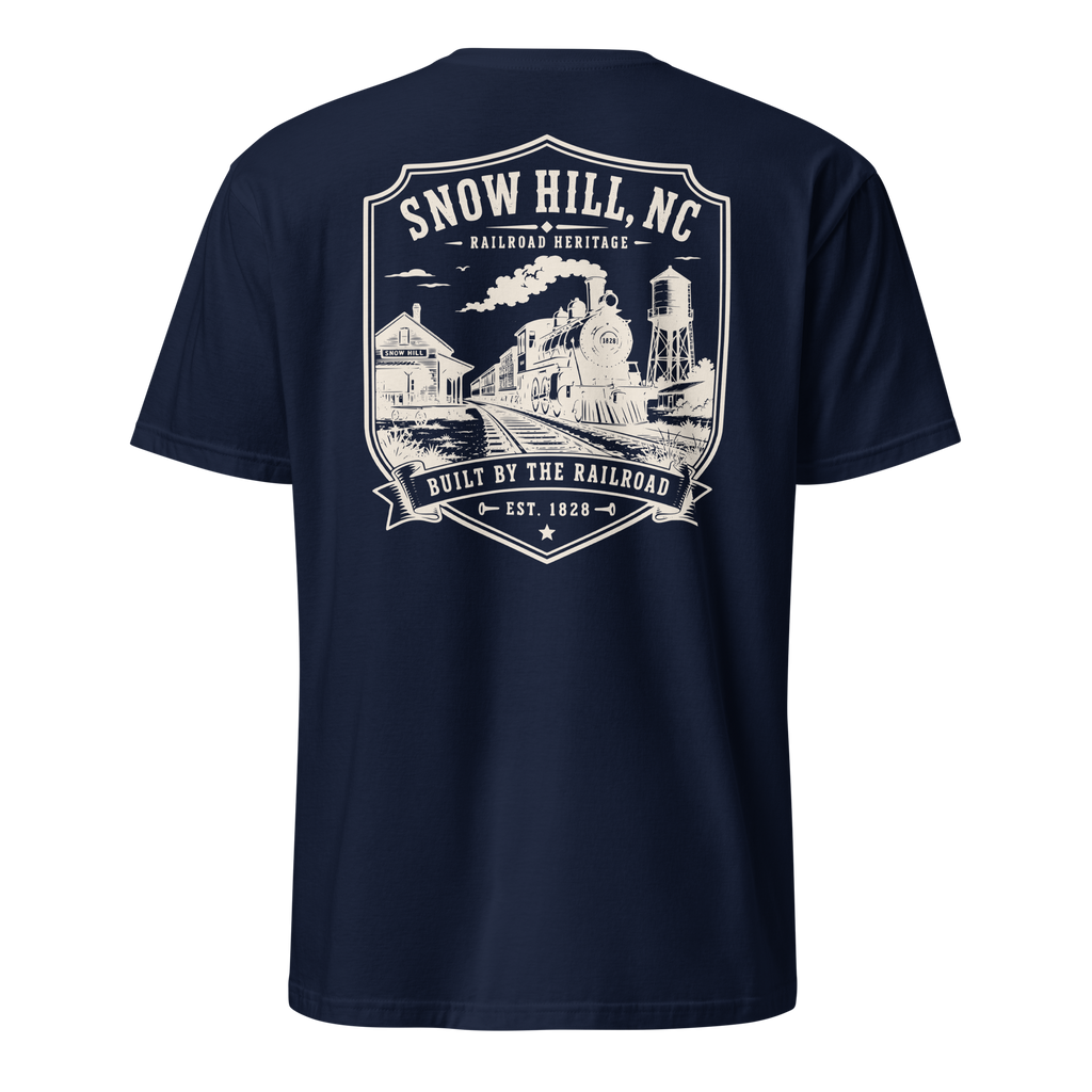 Snow Hill, NC - Built By The Railroad - Unisex T-Shirt