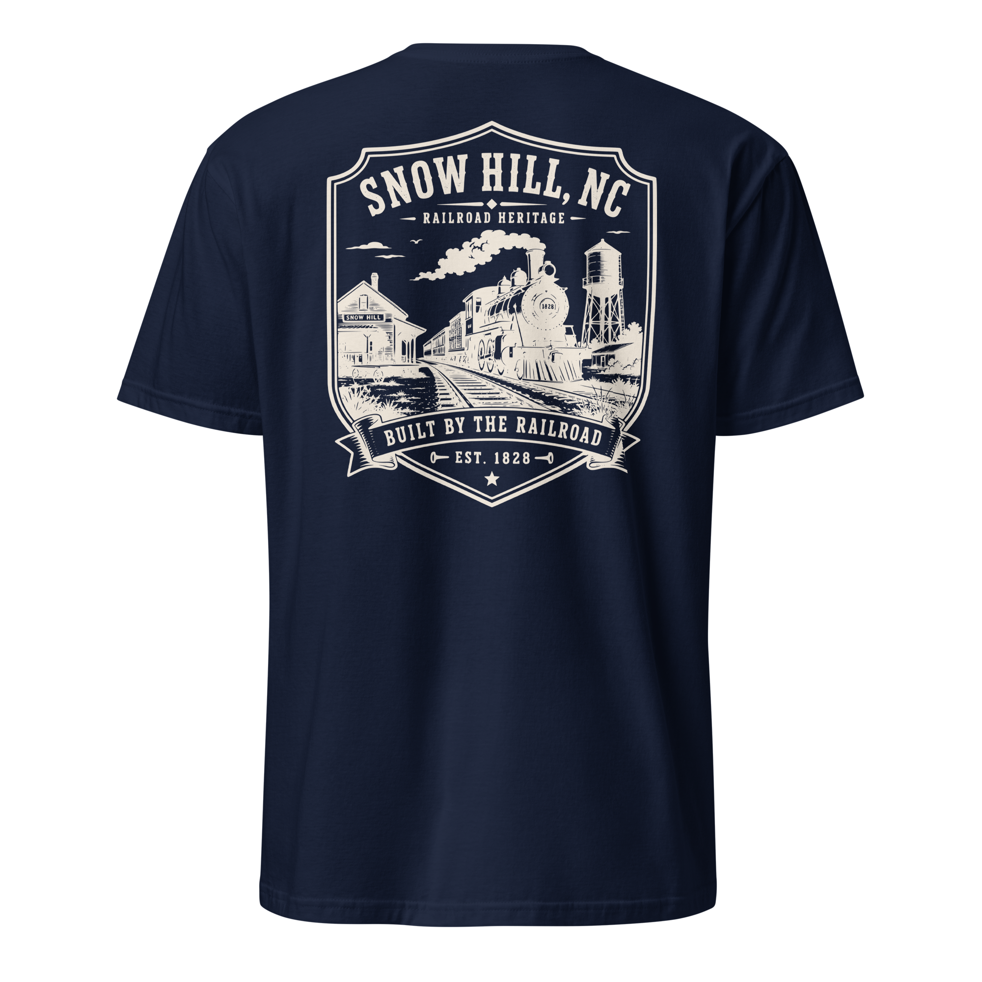 Snow Hill, NC - Built By The Railroad - Unisex T-Shirt