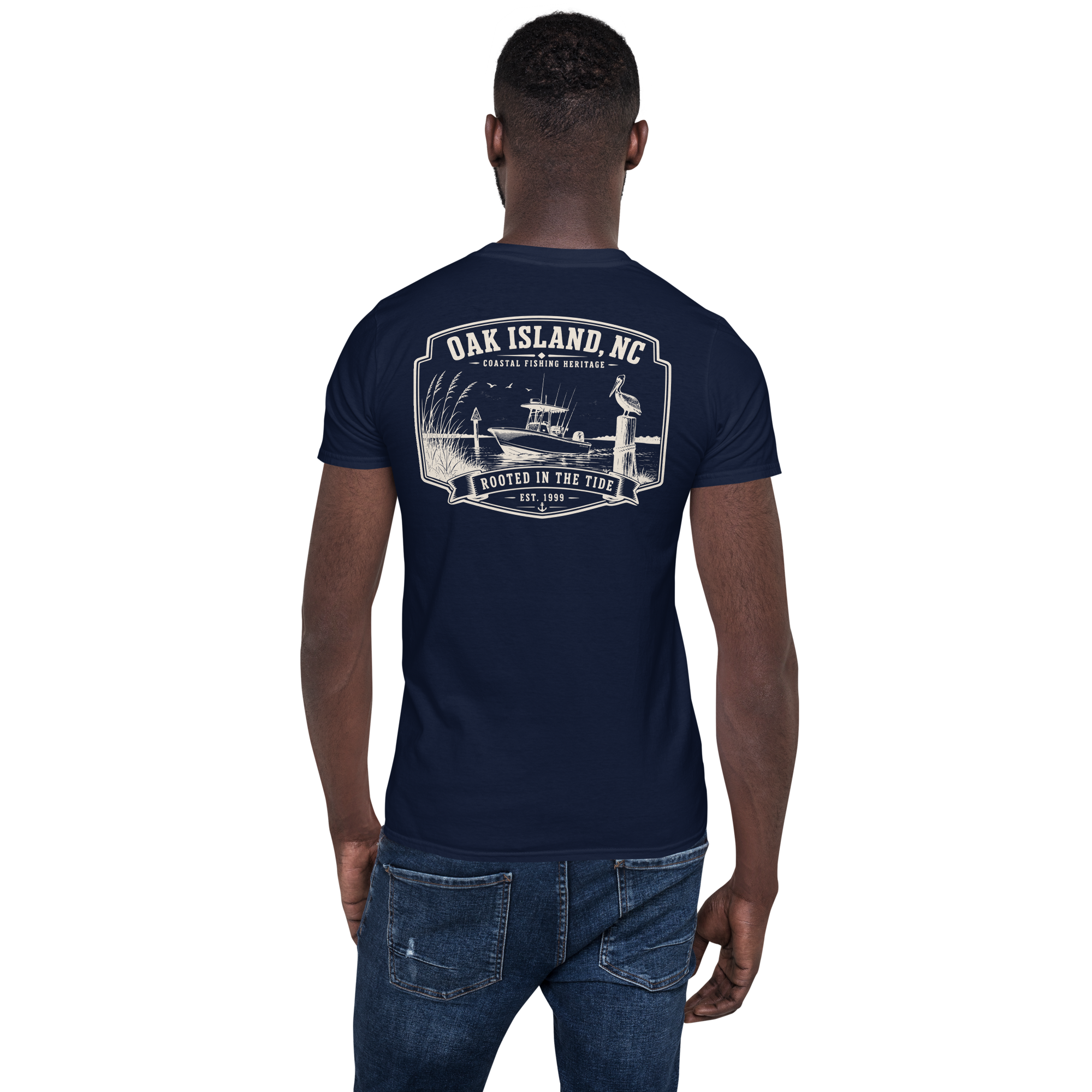 Oak Island, NC - Rooted In The Tide - Unisex T-Shirt