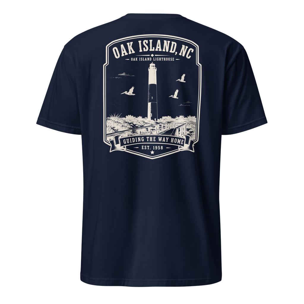 Oak Island, NC - Oak Island Lighthouse - Unisex T-Shirt