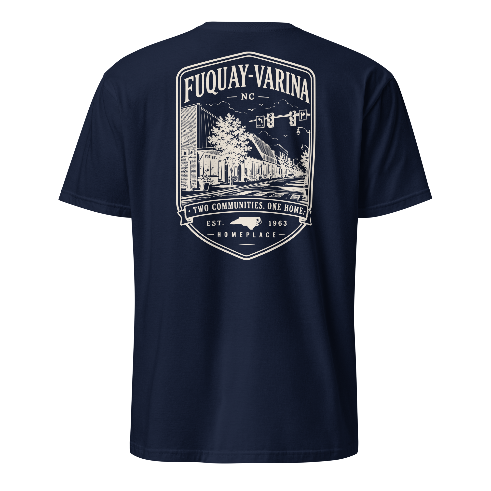 Fuquay-Varina, NC - Two Communities. One Home. - Unisex T-Shirt