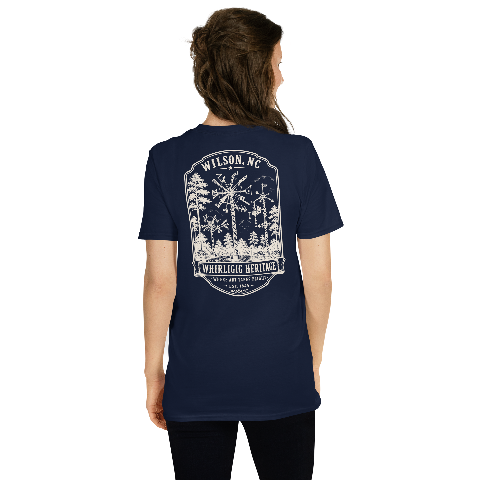 Wilson, NC - Whirligig Heritage - Unisex T-Shirt