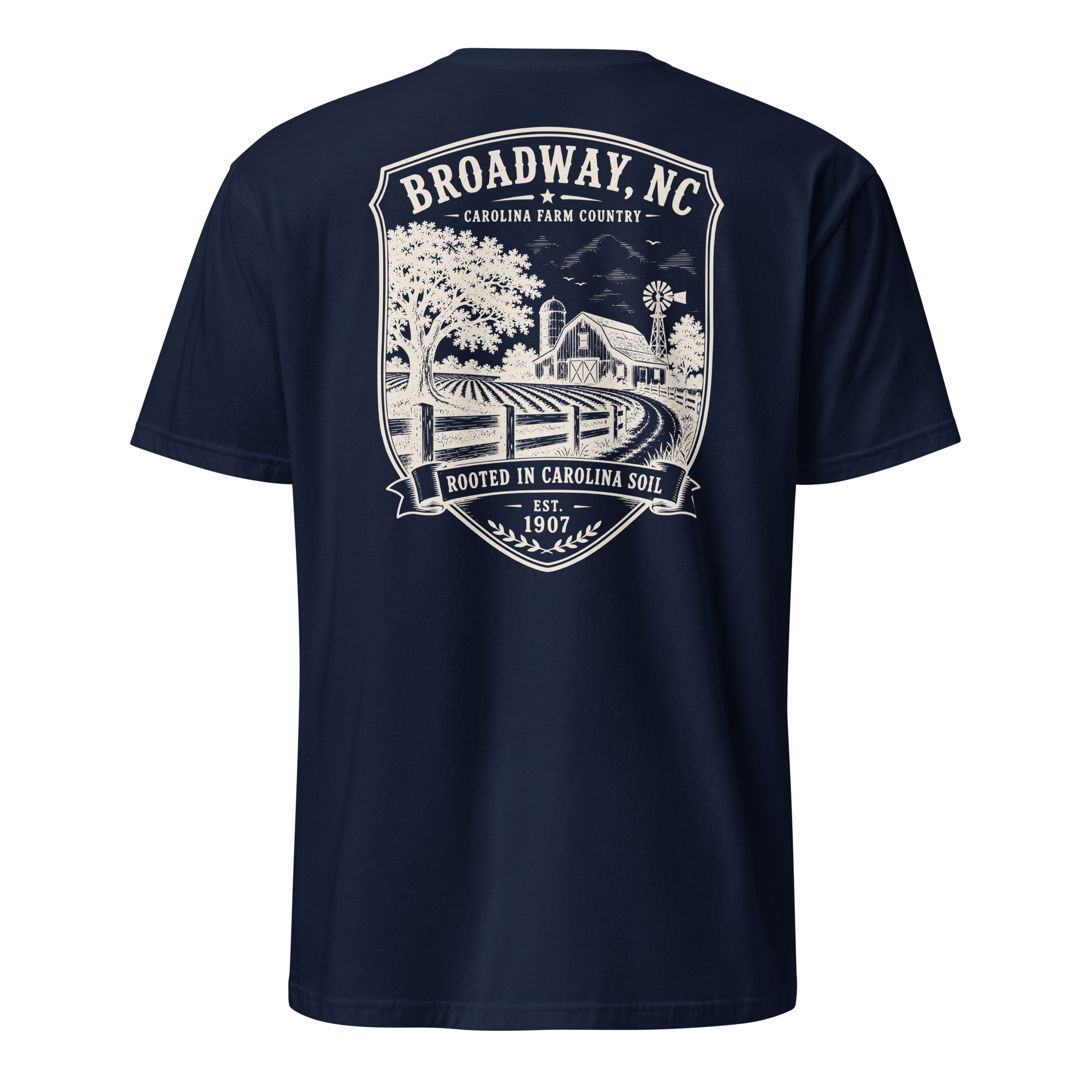 Broadway, NC - Farm Country - Short-Sleeve Unisex