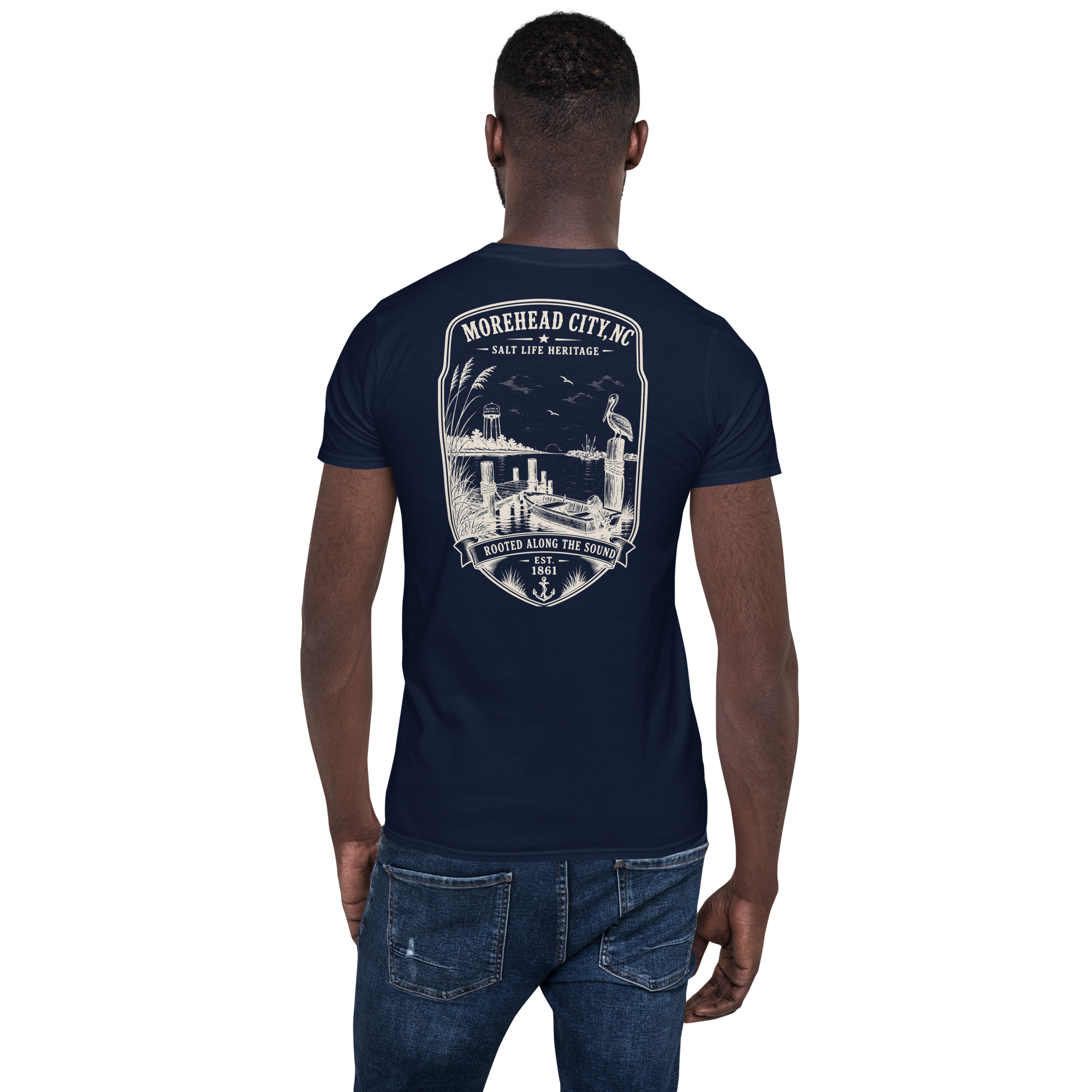 Morehead City - Rooted Along The Sound - Short-Sleeve Unisex