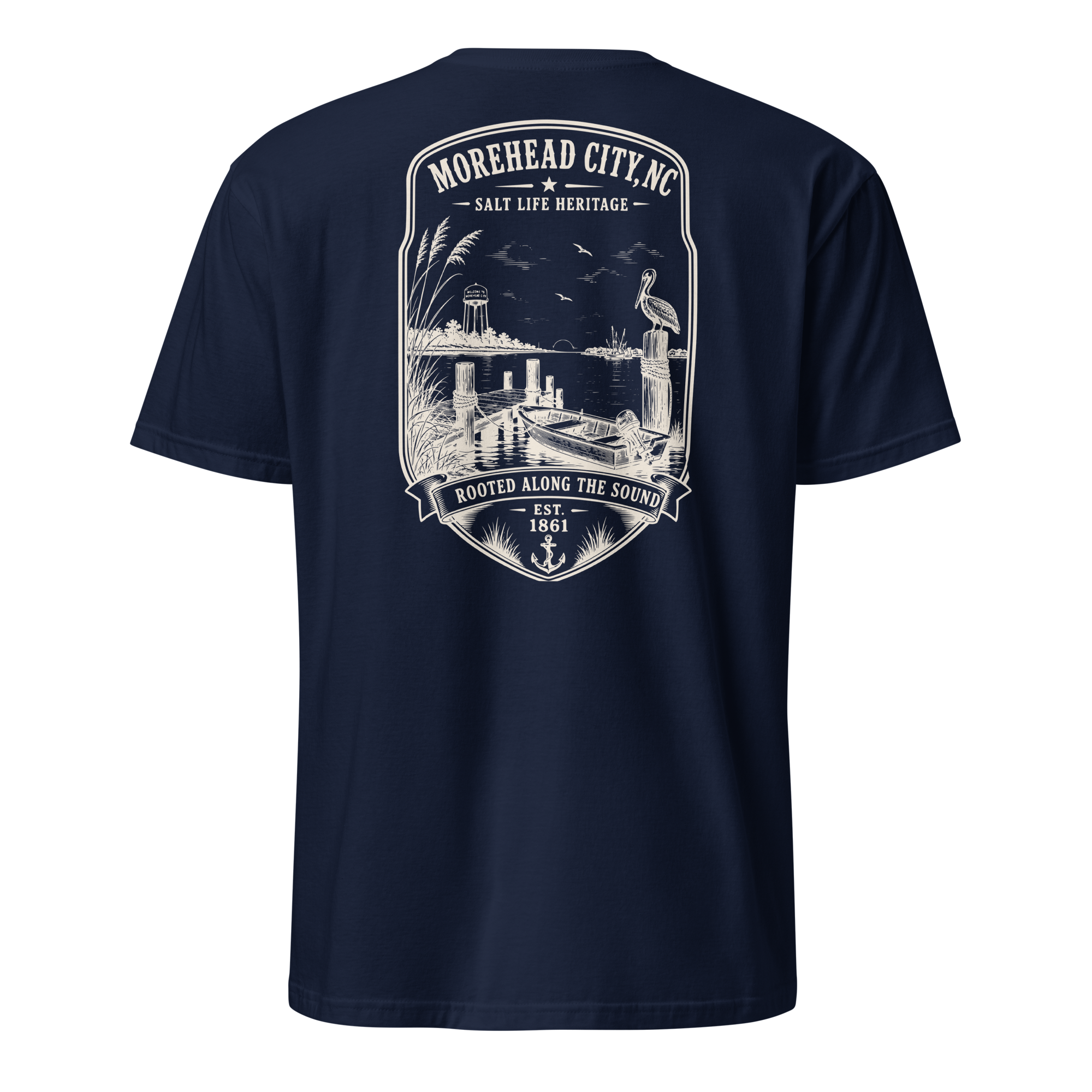 Morehead City - Rooted Along The Sound - Short-Sleeve Unisex