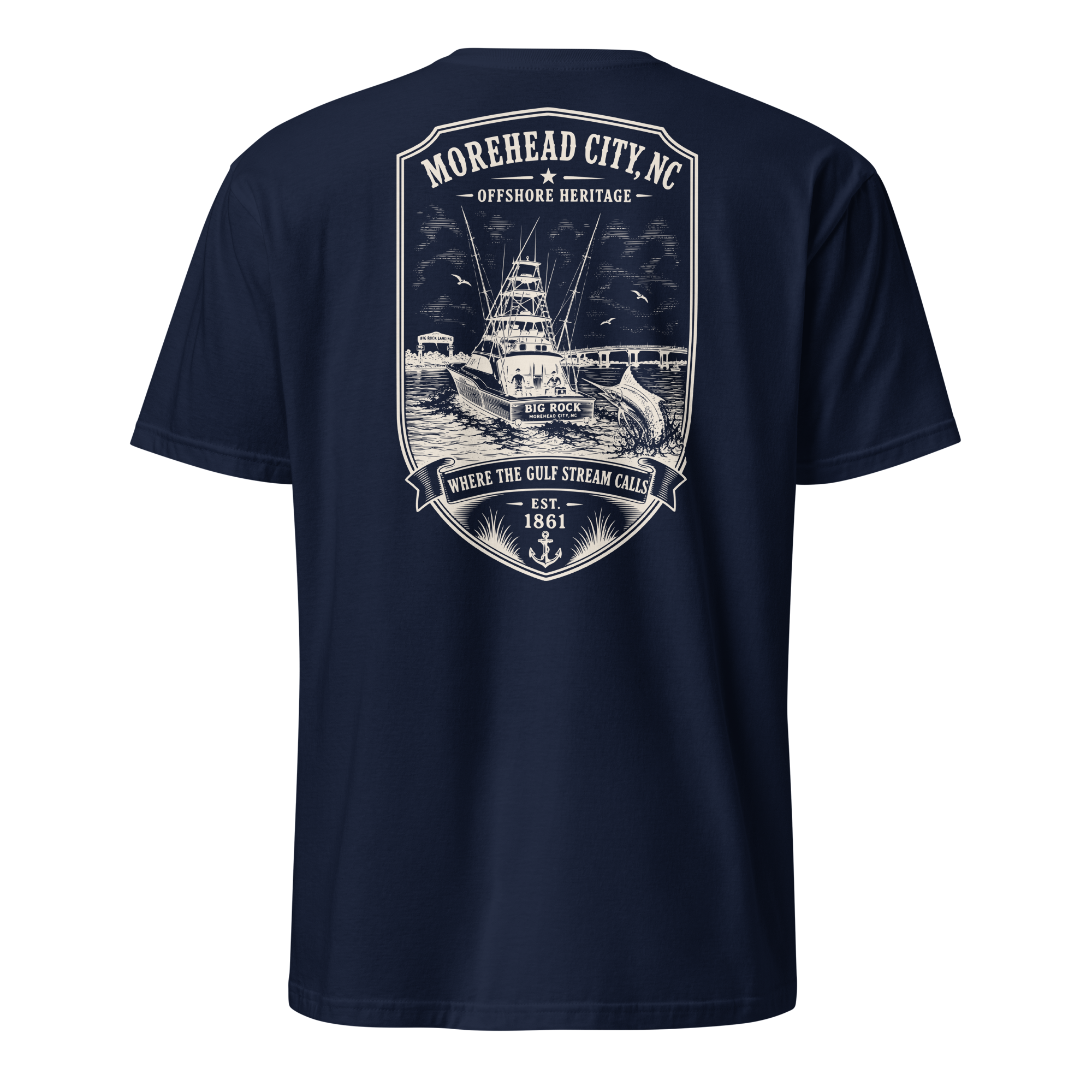 Morehead City - Big Rock - Short-Sleeve Unisex