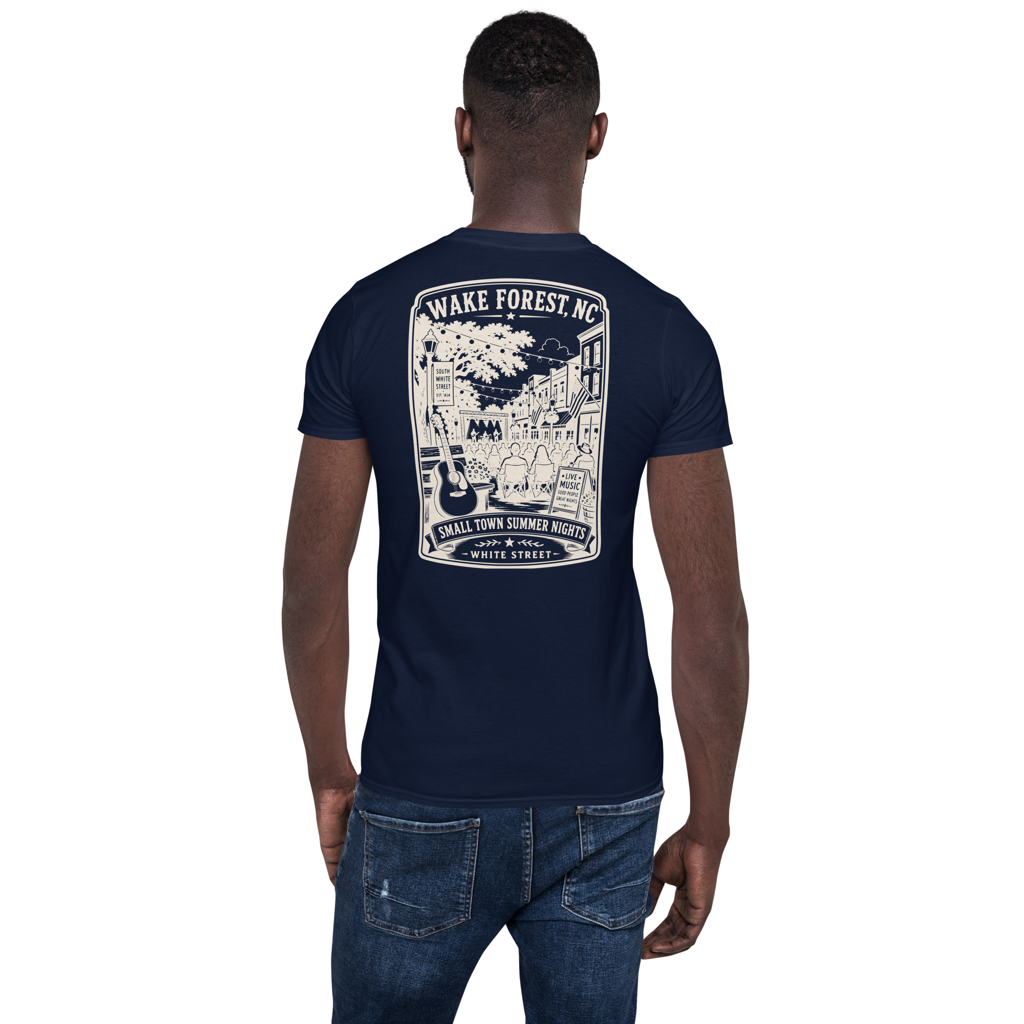 Wake Forest, NC - Small Town Summer Nights - Short-Sleeve Unisex