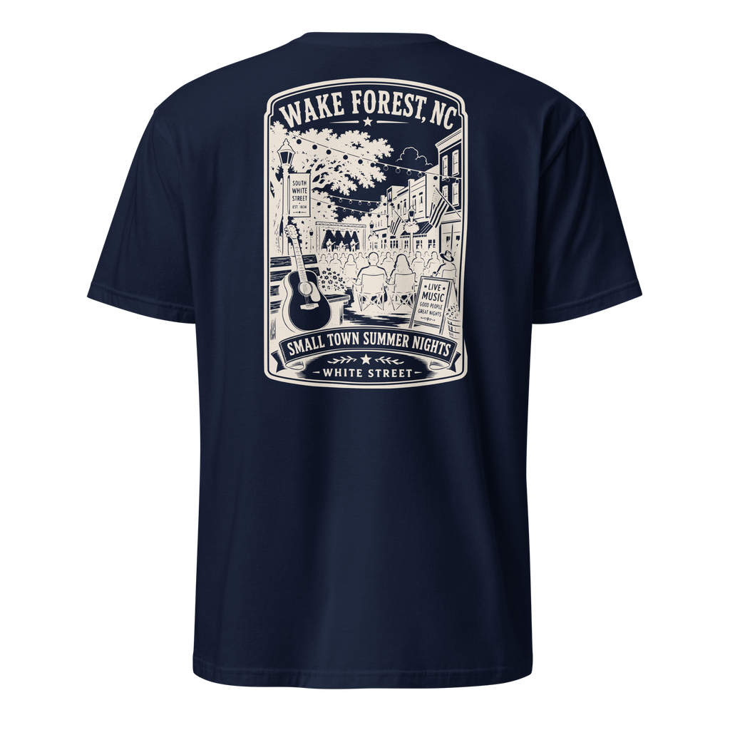 Wake Forest, NC - Small Town Summer Nights - Short-Sleeve Unisex