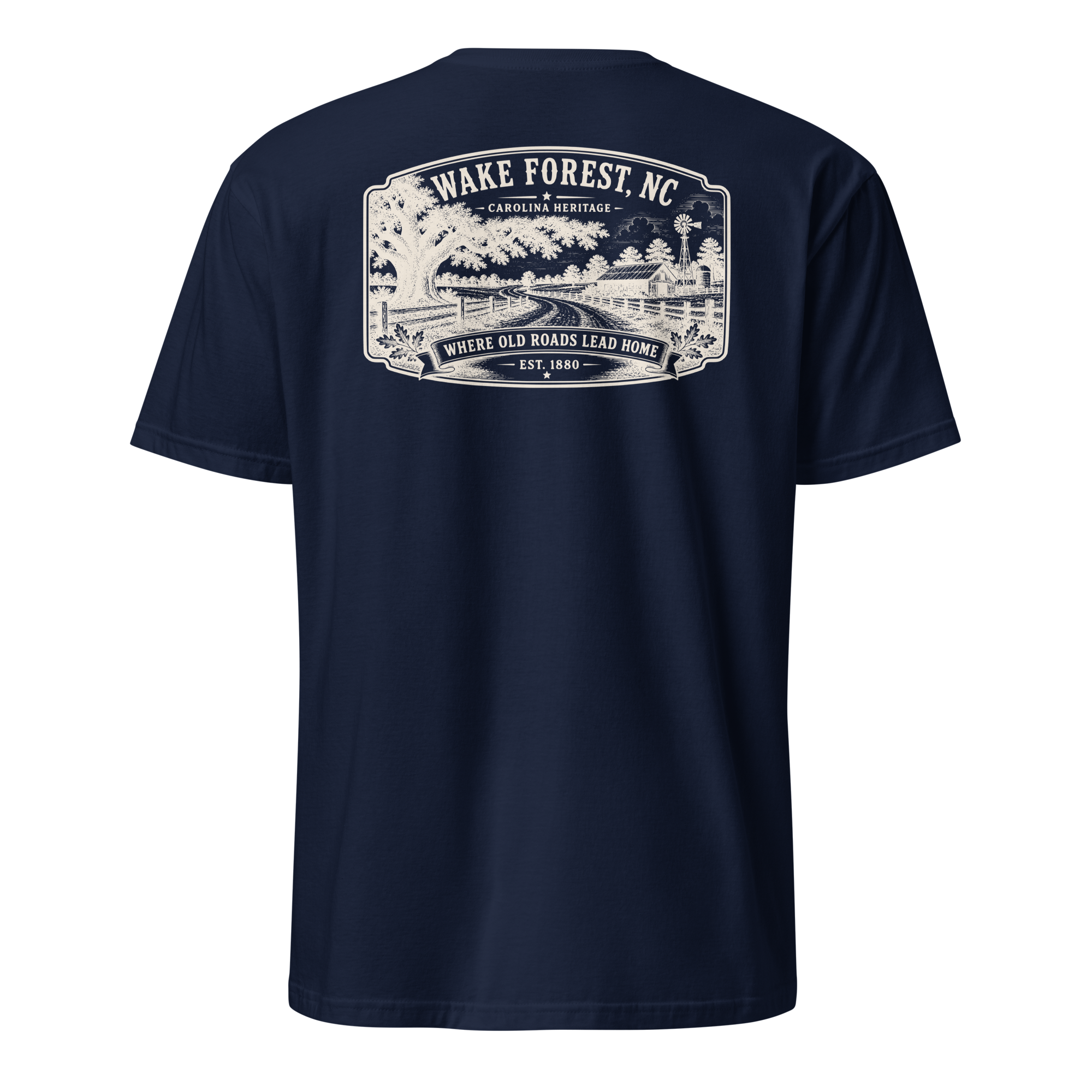 Wake Forest, NC - Carolina Heritage - Short-Sleeve Unisex