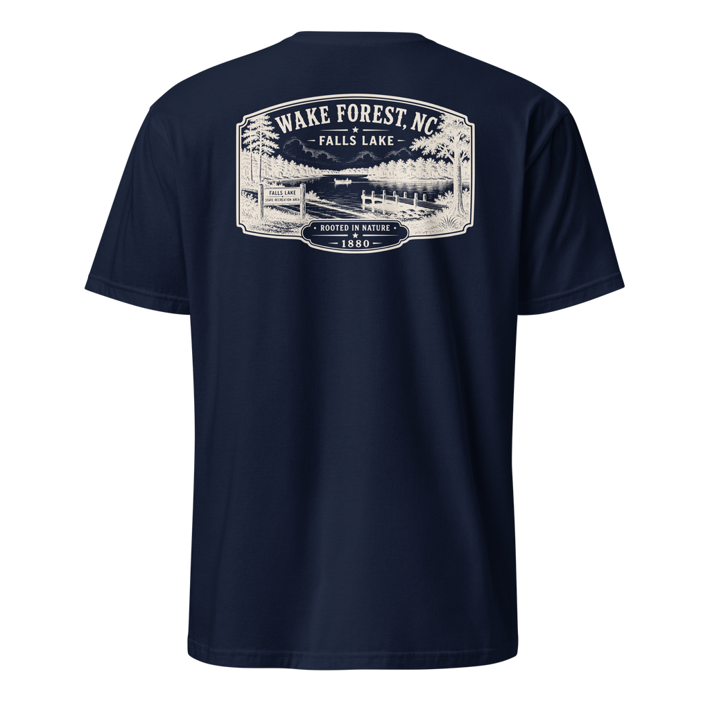 Wake Forest, NC - Falls Lake - Short-Sleeve Unisex