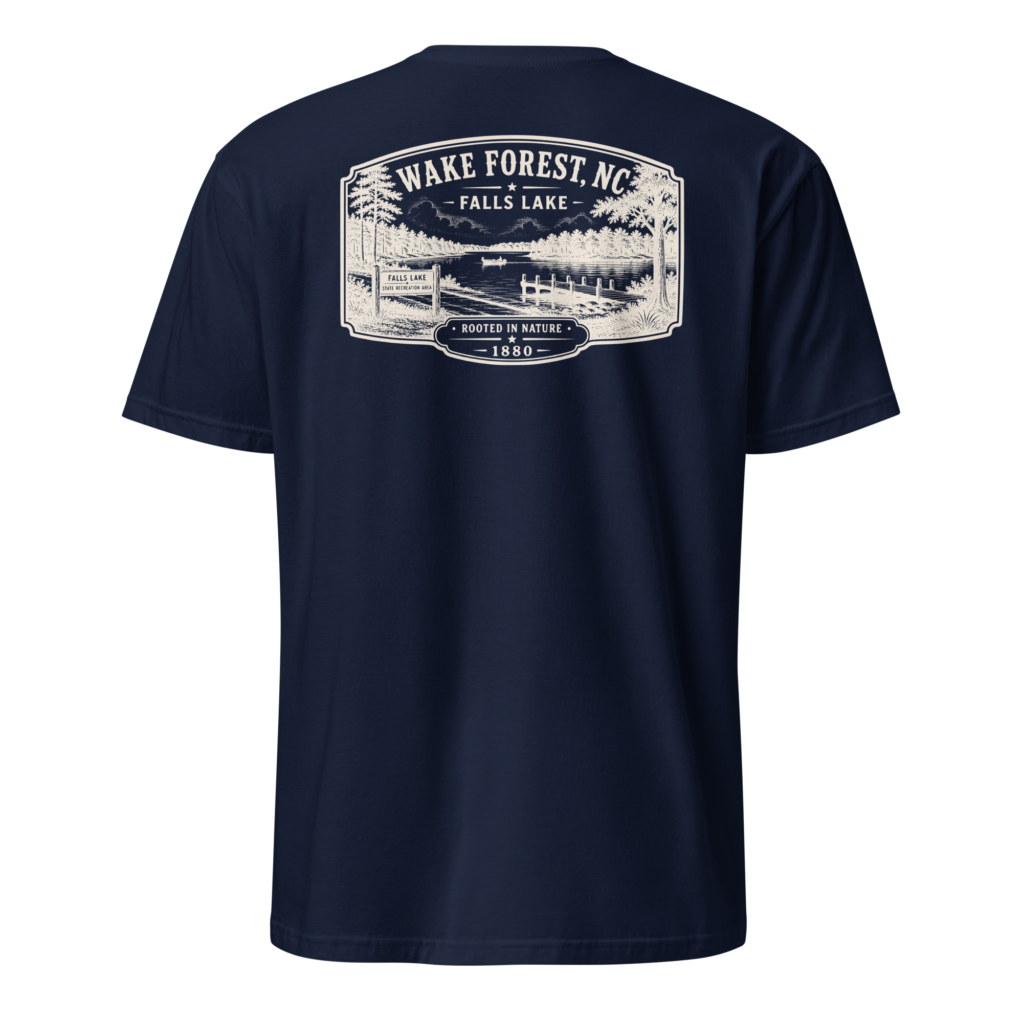 Wake Forest, NC - Falls Lake - Short-Sleeve Unisex