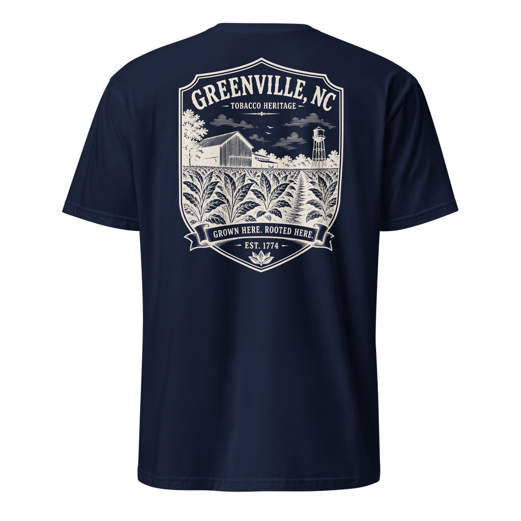 Greenville, NC - Tobacco Heritage - Short-Sleeve Unisex