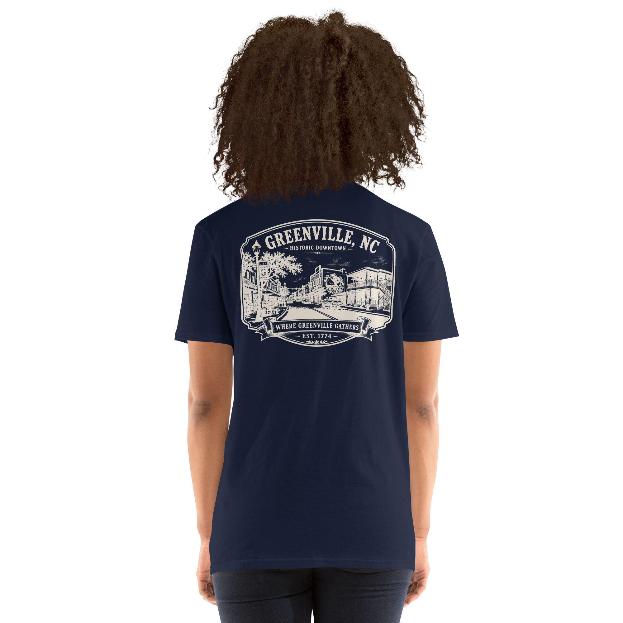 Greenville, NC - Downtown - Short-Sleeve Unisex