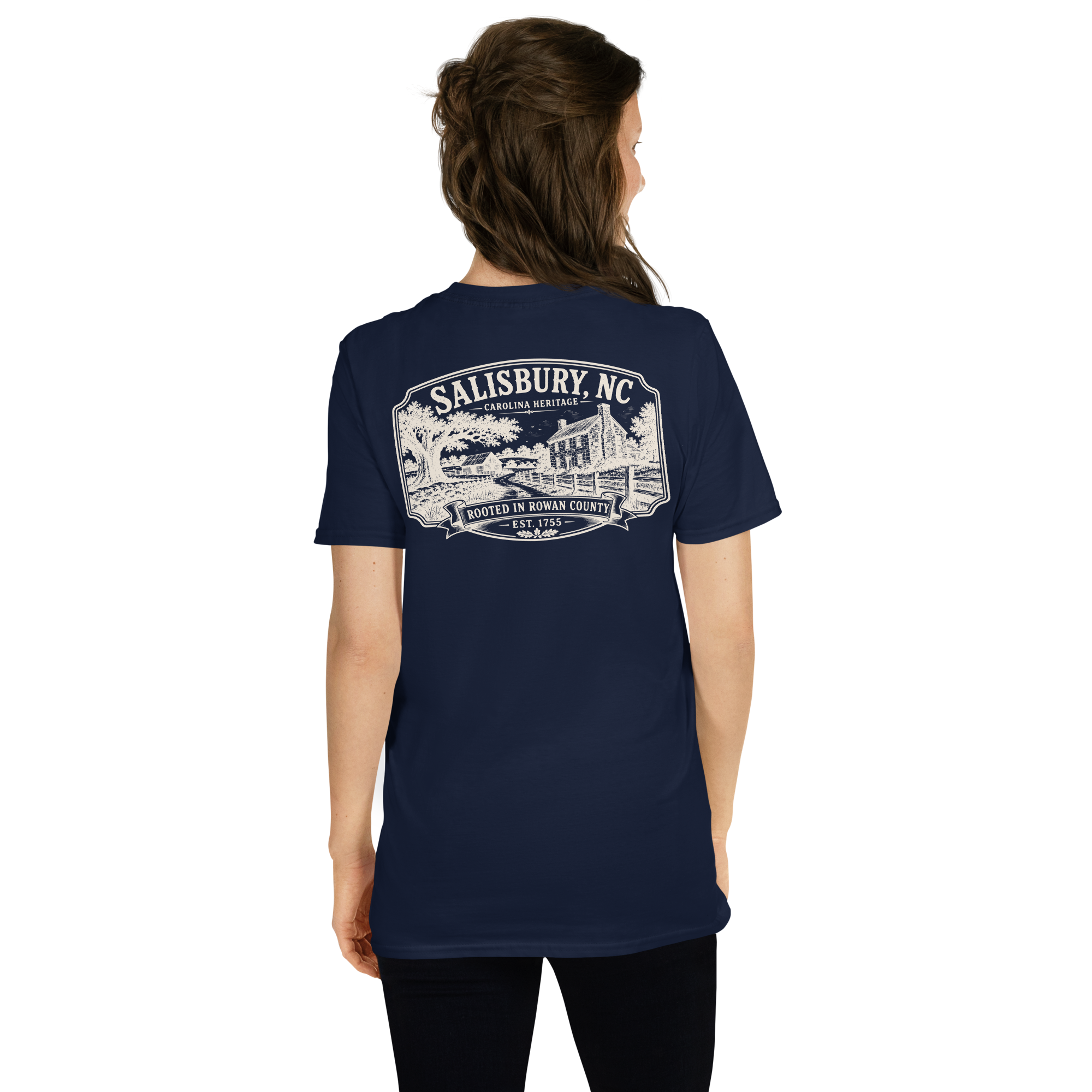 Salisbury, NC - Rooted In Rowan - Short-Sleeve Unisex