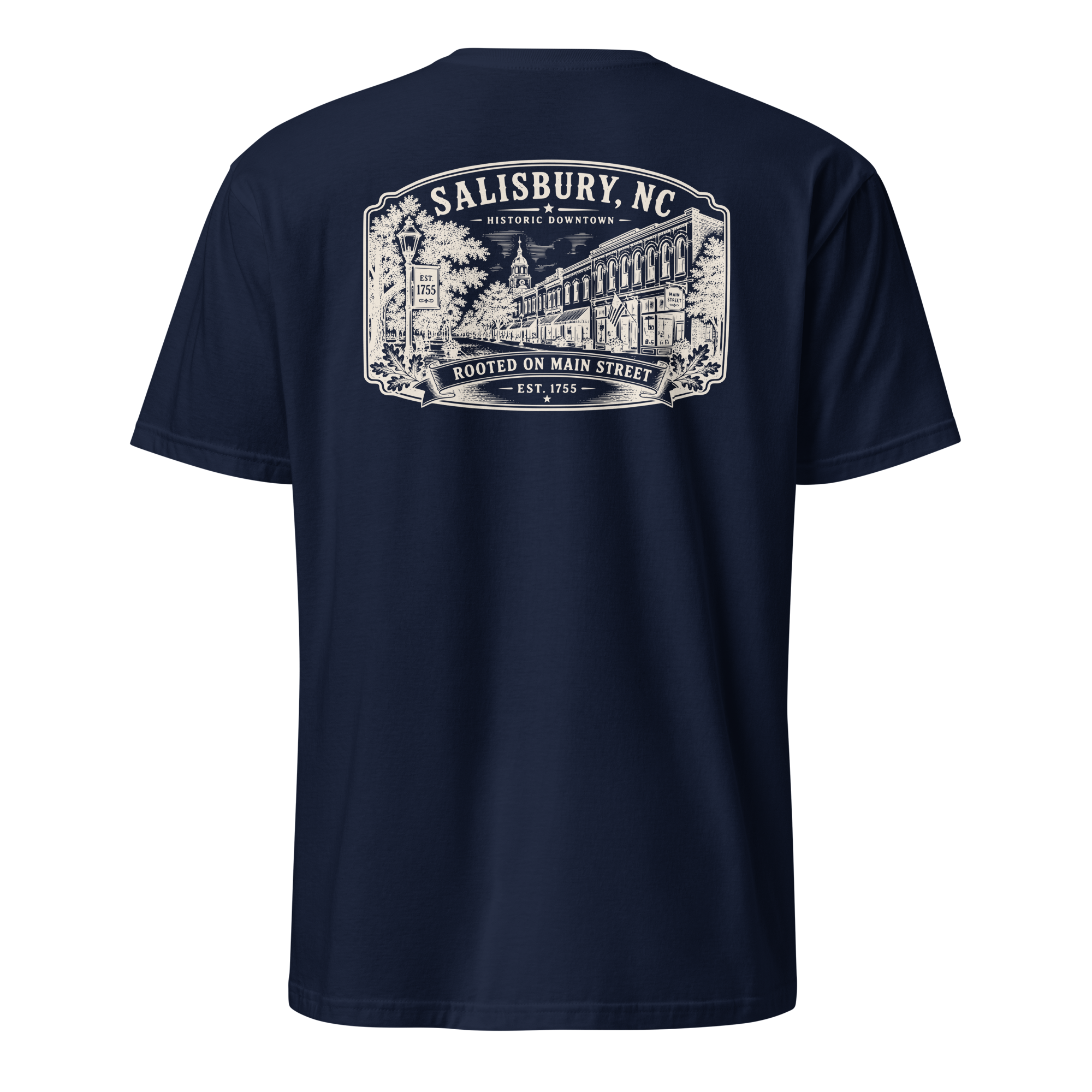 Salisbury, NC - Rooted On Main Street - Short-Sleeve Unisex