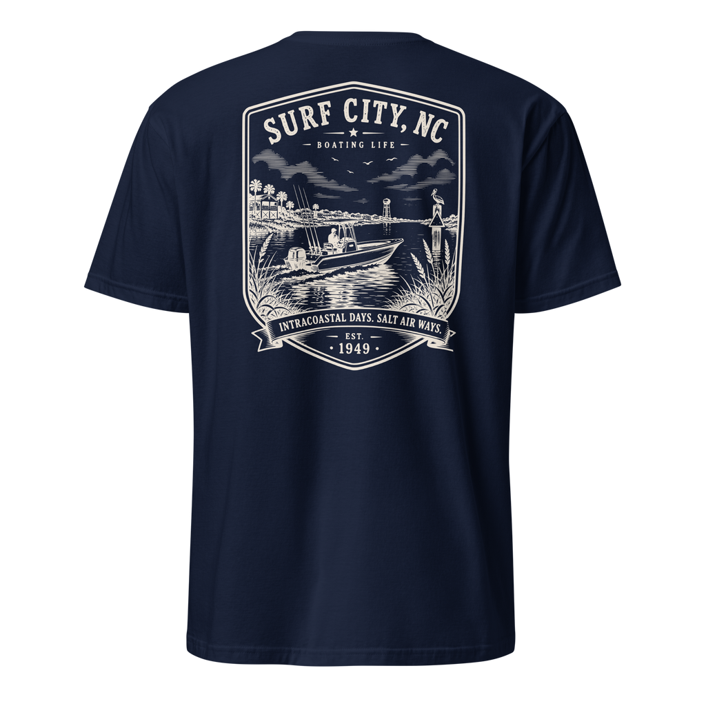 Surf City, NC - Boating Life - Short-Sleeve Unisex T-Shirt
