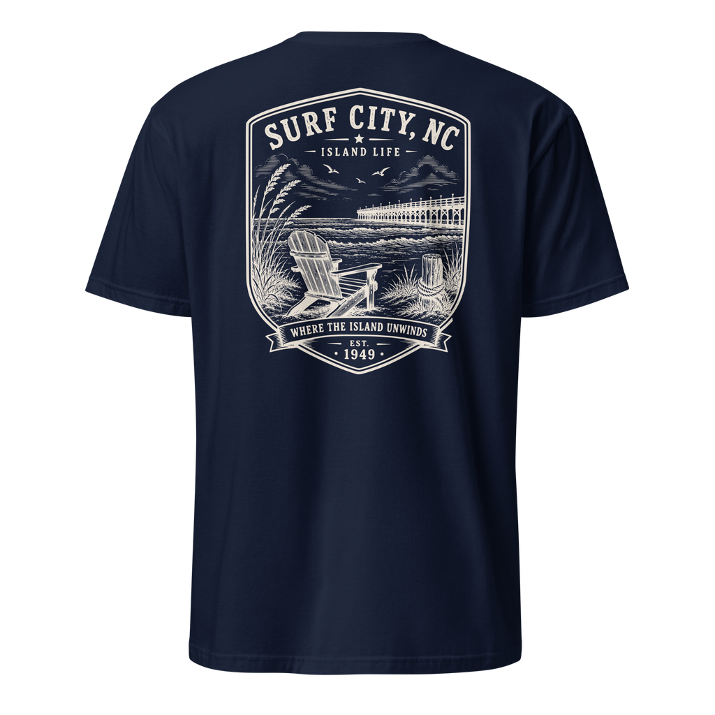 Surf City, NC - Island Life - Short-Sleeve Unisex T-Shirt