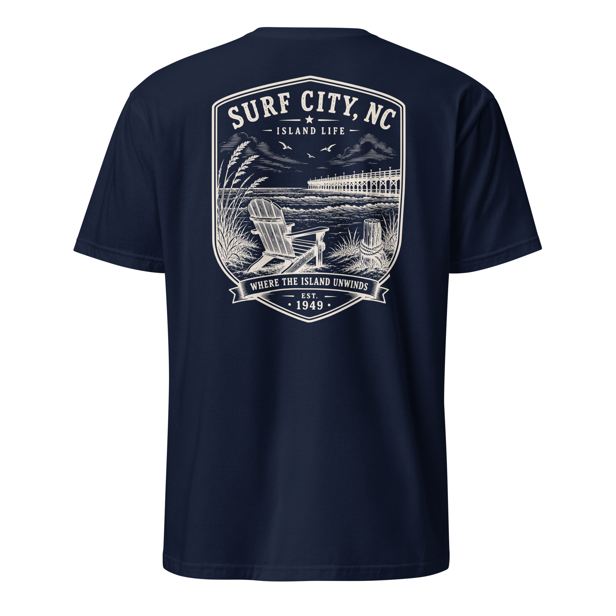 Surf City, NC - Island Life - Short-Sleeve Unisex T-Shirt