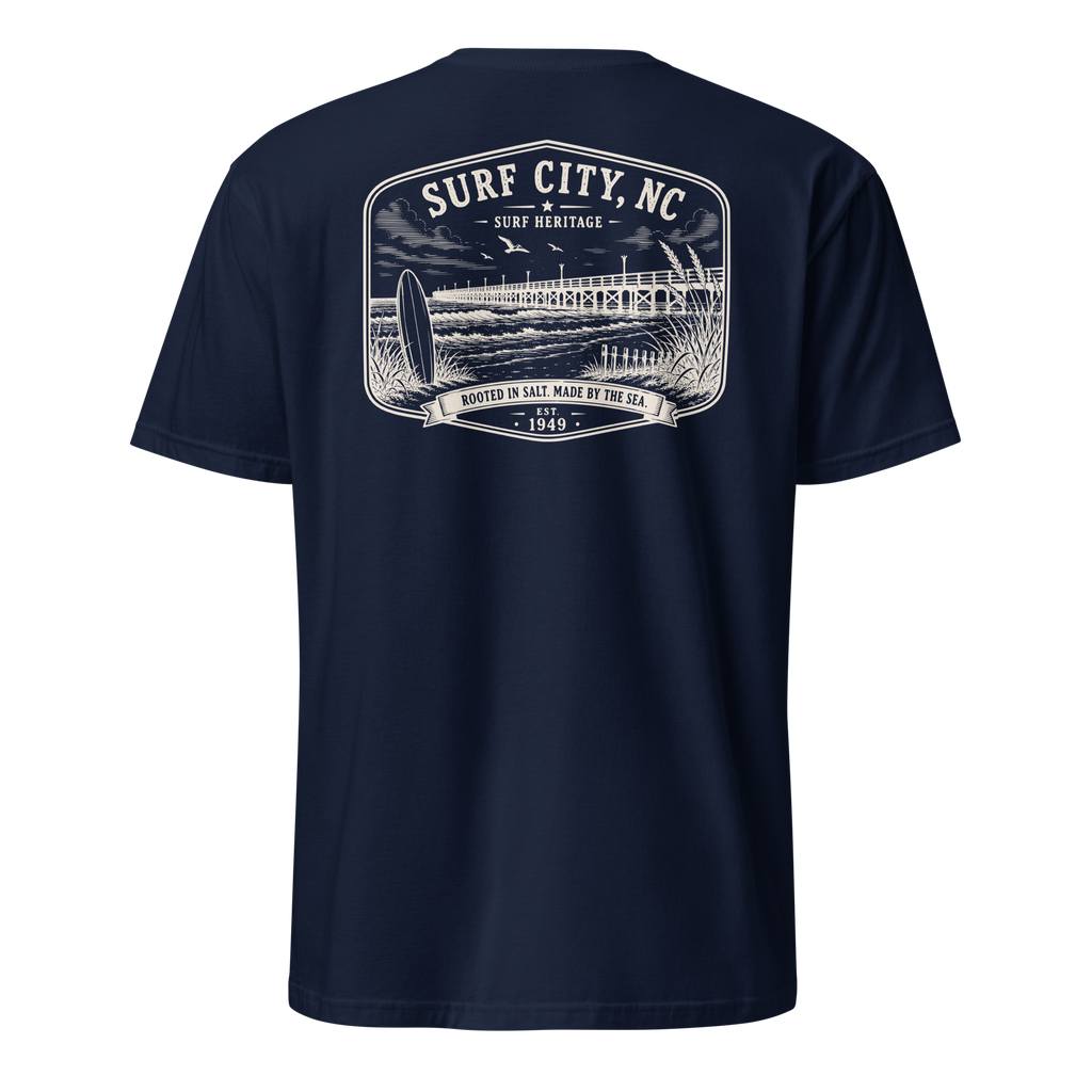 Surf City, NC - Surf Heritage - Short-Sleeve Unisex T-Shirt