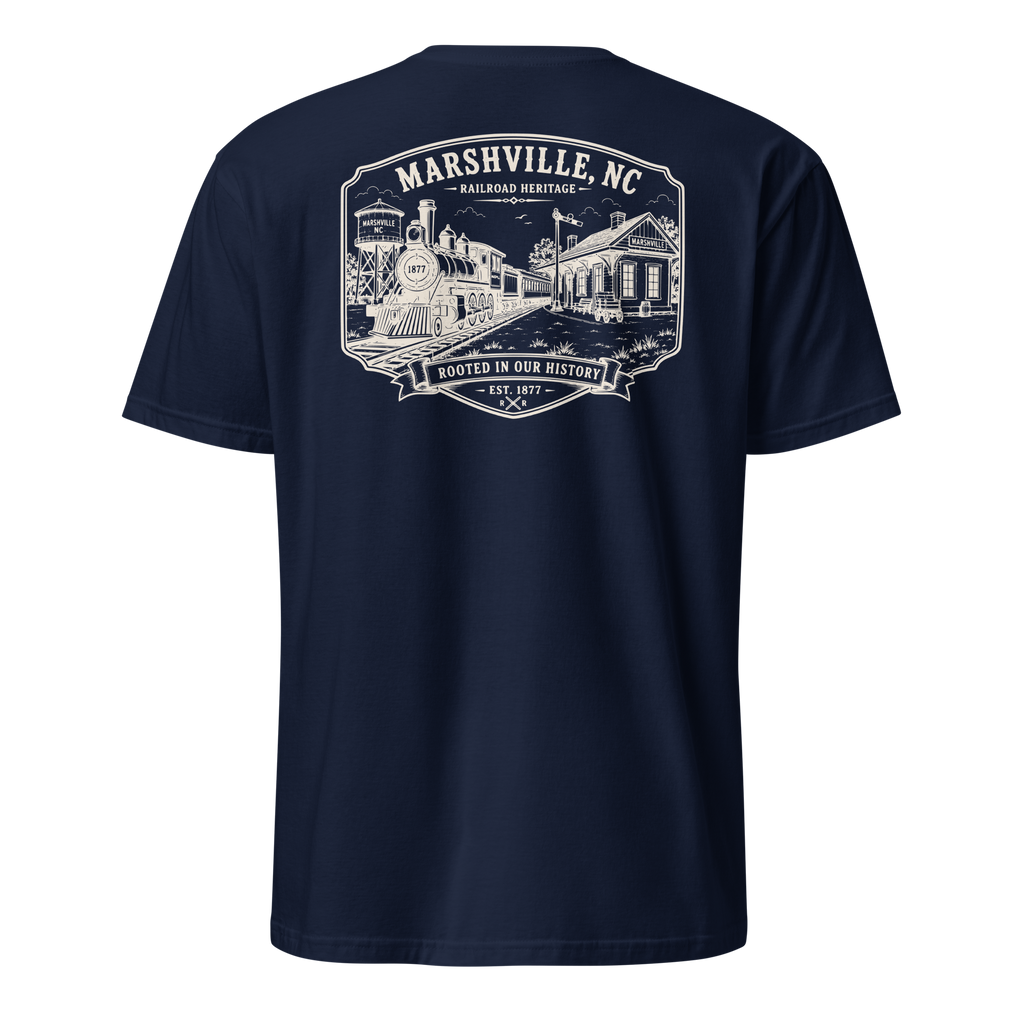Marshville, NC - Railroad Heritage - Short-Sleeve Unisex