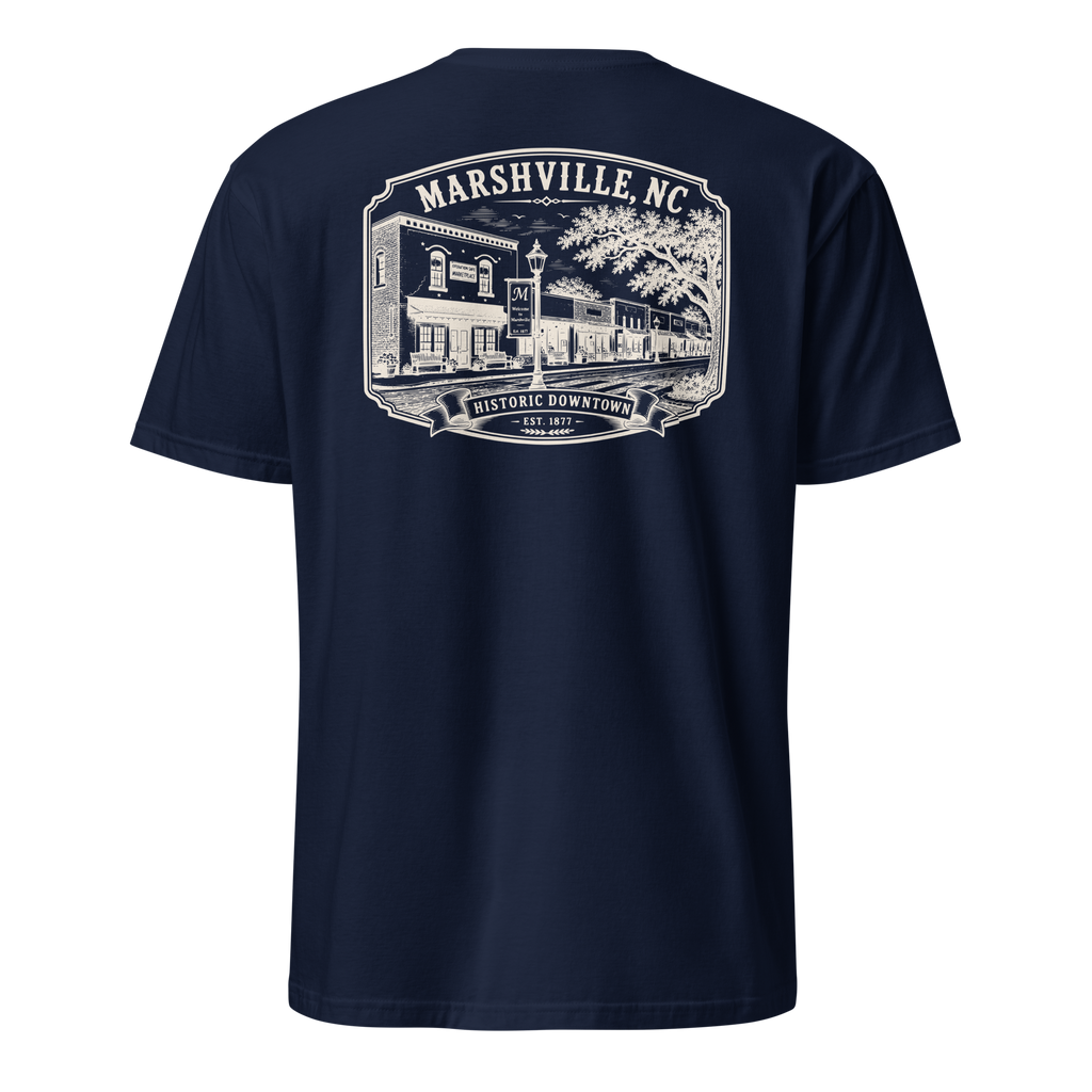 Marshville, NC - Historic Downtown - Short-Sleeve Unisex