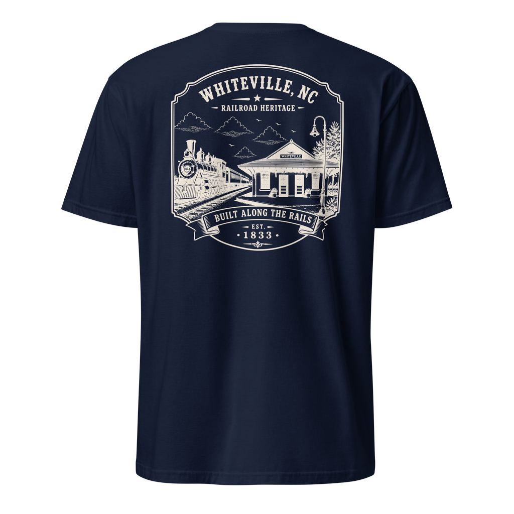 Whiteville, NC - Railroad Heritage - Short-Sleeve Unisex