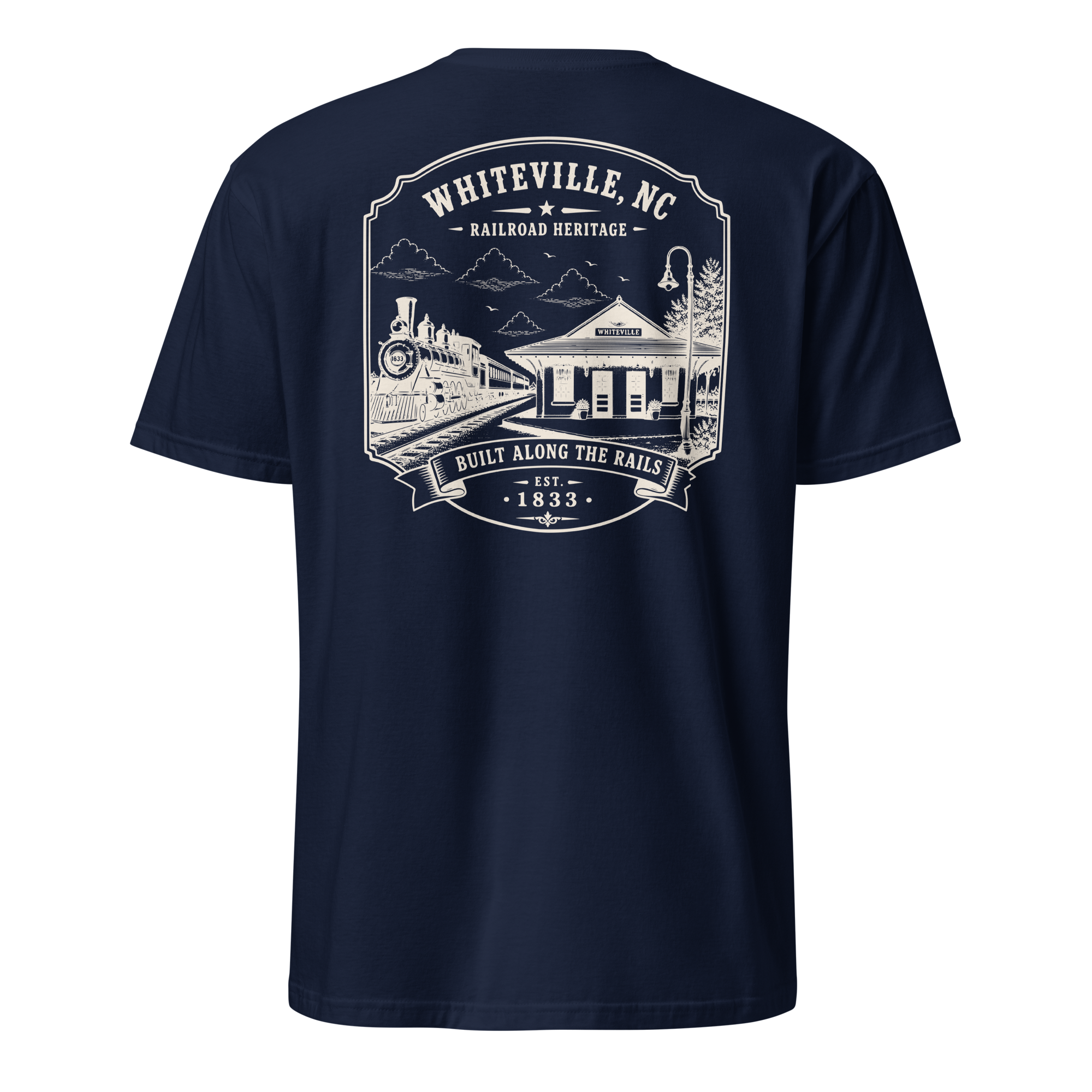 Whiteville, NC - Railroad Heritage - Short-Sleeve Unisex